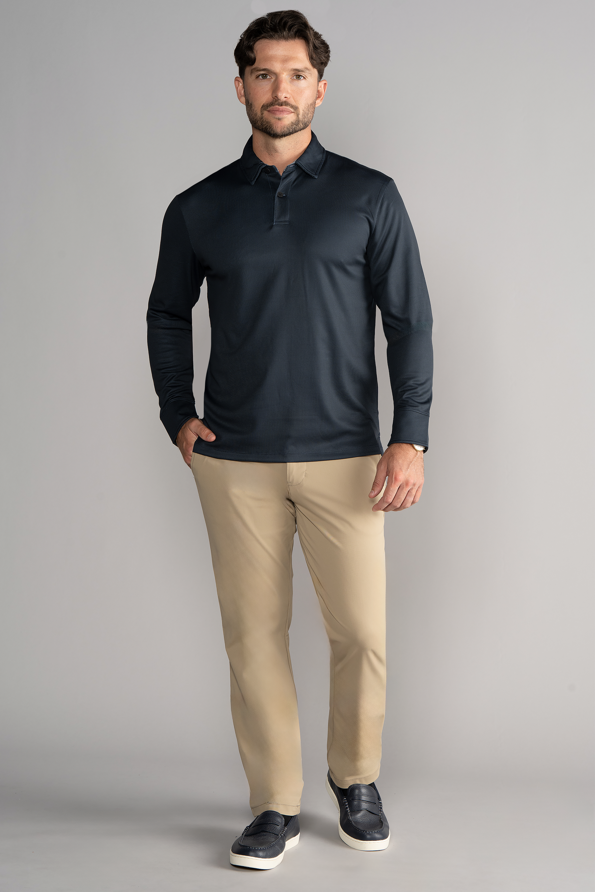 long sleeve polo dress shirts Buy White Slim Fit Long Sleeve Pique Polo Shirt from Next USA