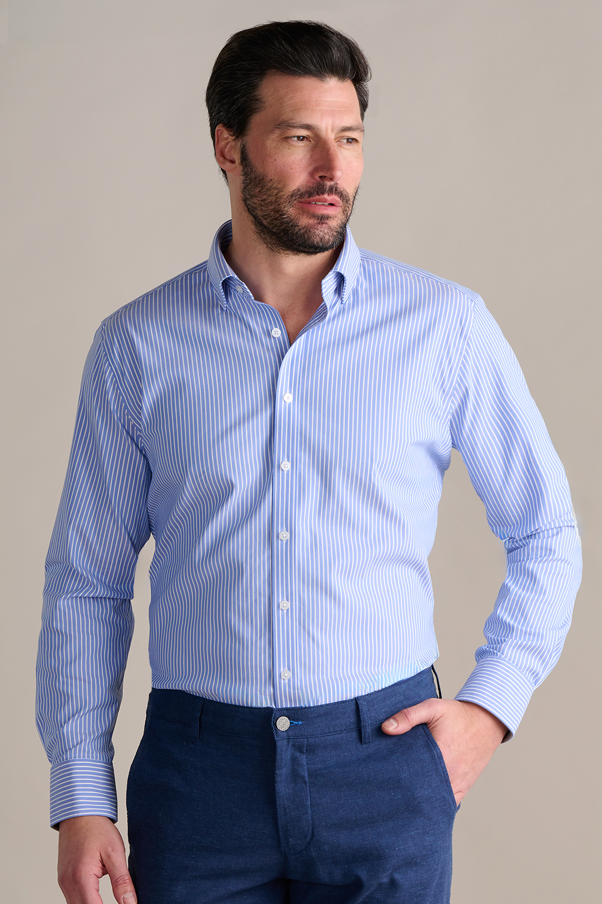 Leader Stripe // Mini Blue