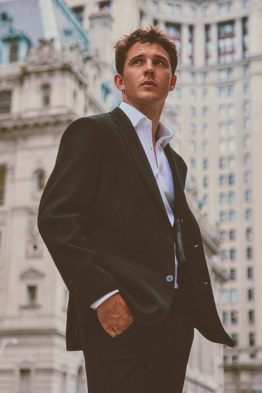 NEST Waffle-Knit Blazer