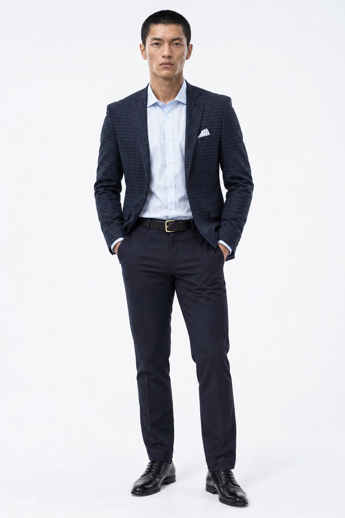 Performance Blazer // Navy Check, view 6 of 6