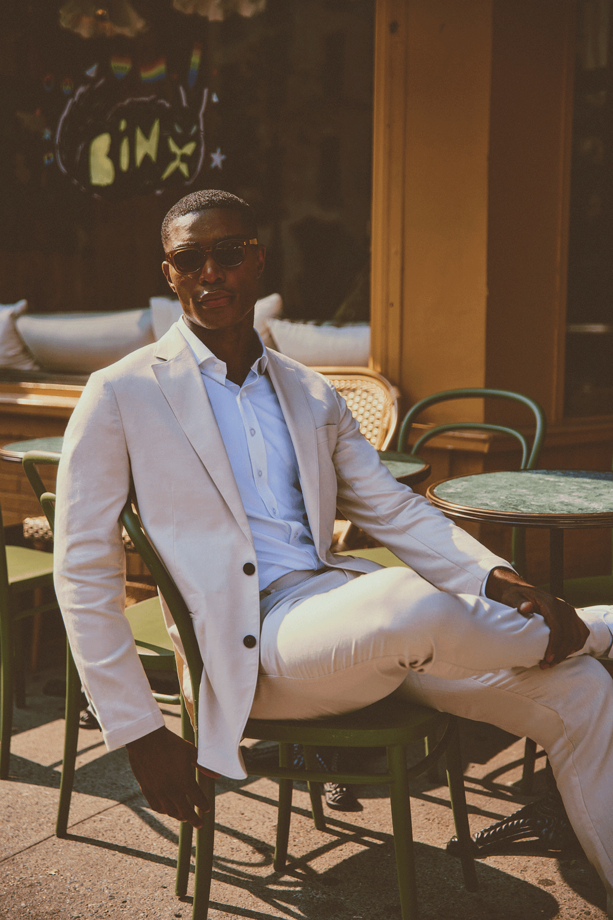 Performance Linen Pants // Bone, image 2 of 5