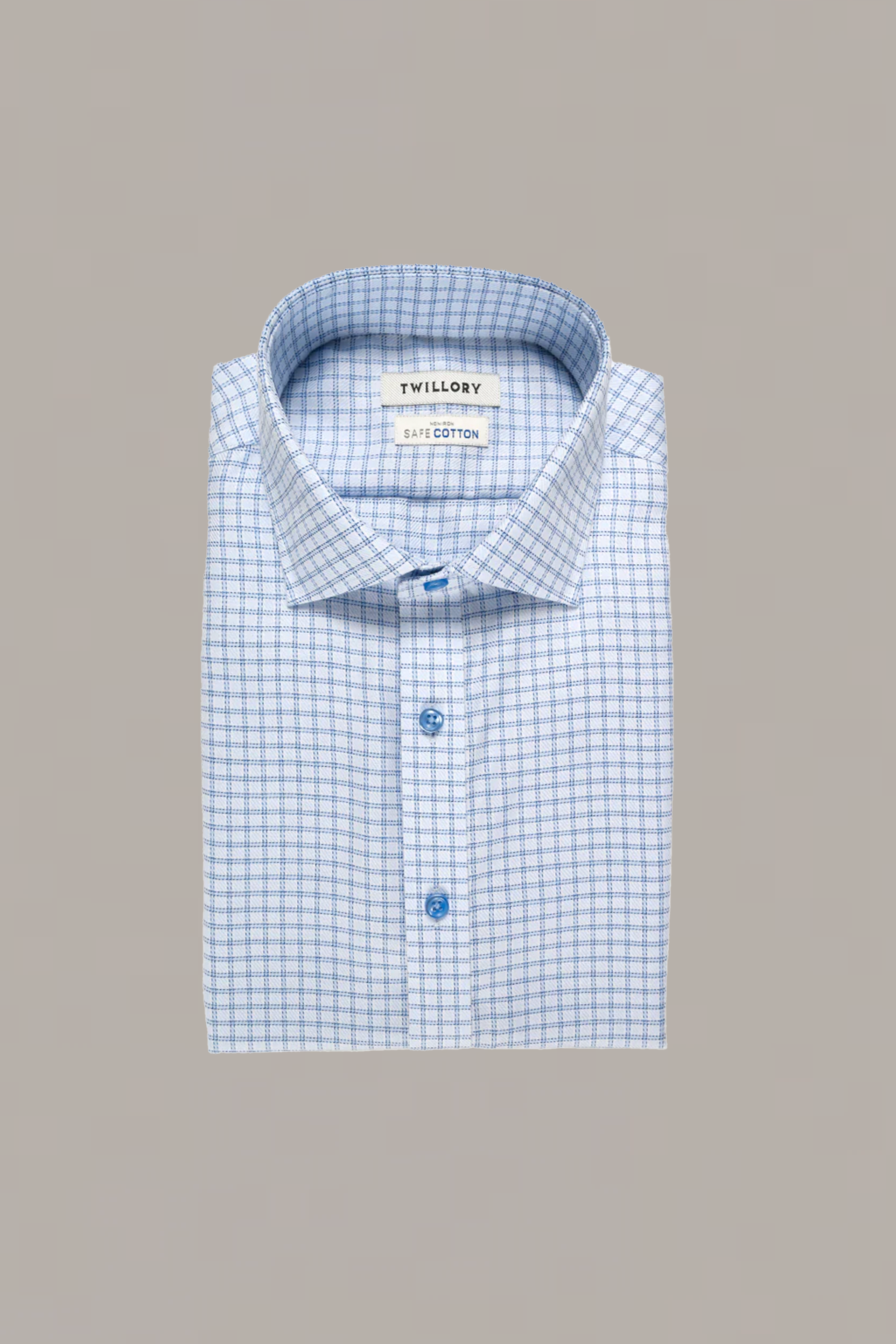 Non-Iron-Blue-Windowpane-Twill