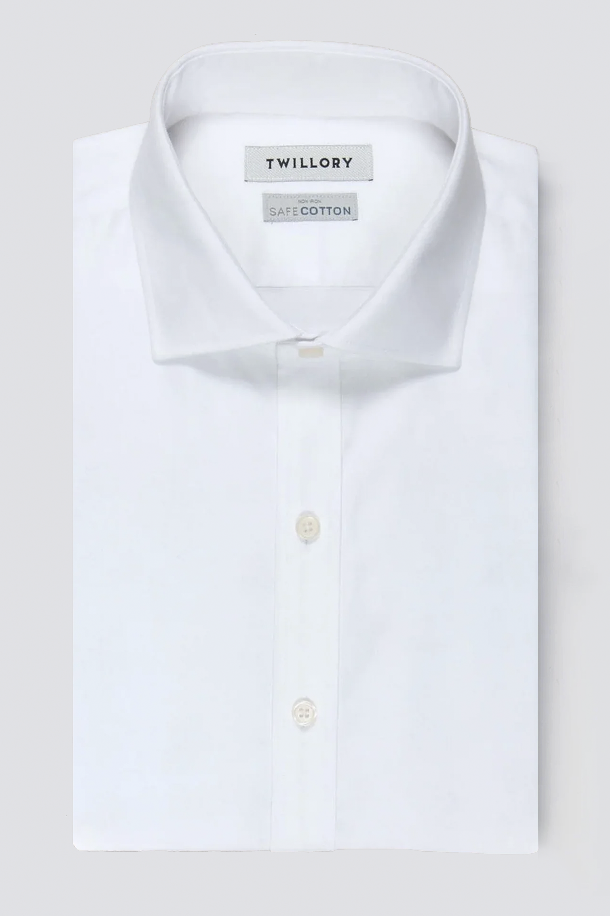 White Twill Dress Shirt (Non-Iron, Wrinkle-Free Safe Cotton) Twillory White Twill Dress Shirt (Non-Iron, Wrinkle-Free Safe Cotton) Twillory