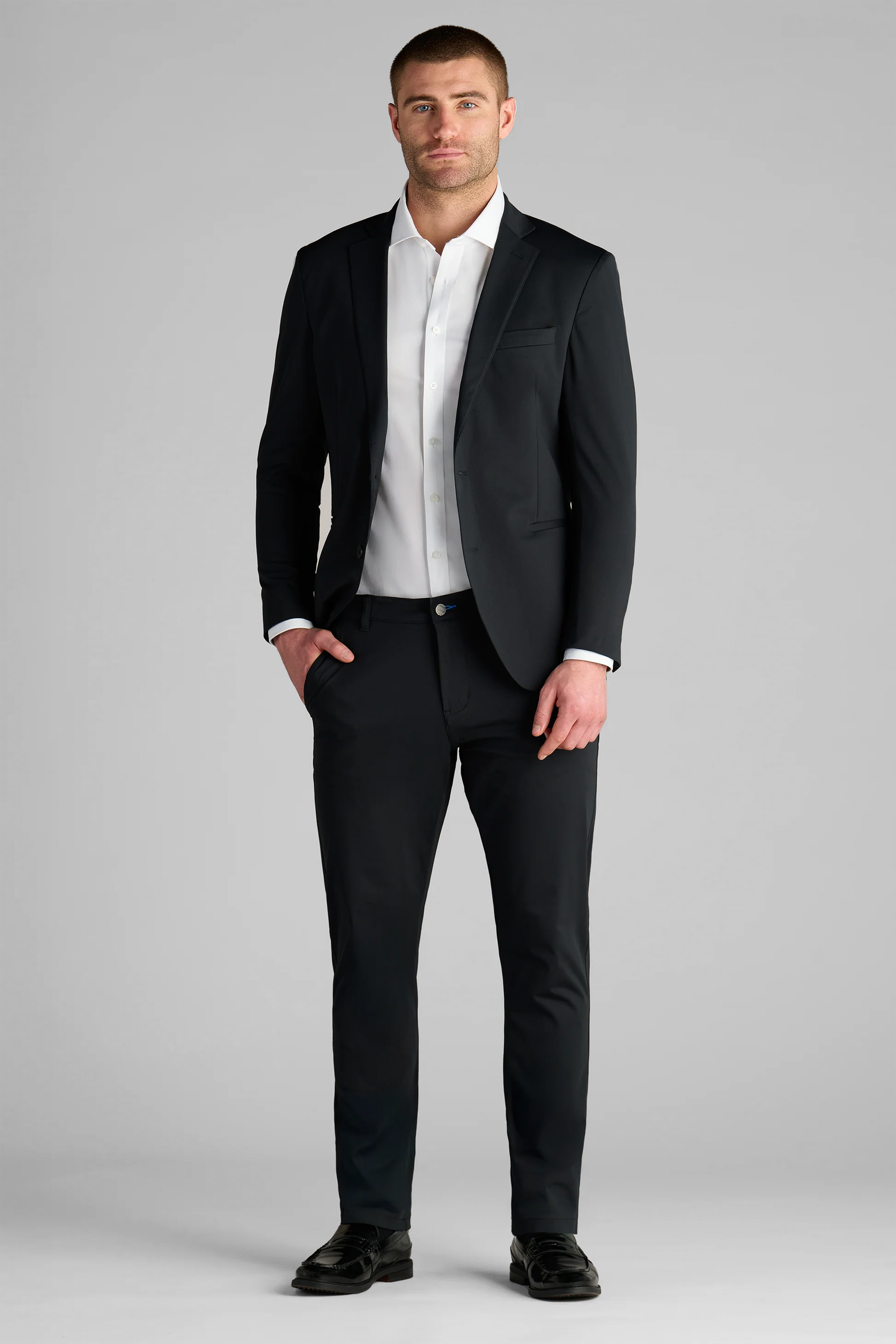 Men's Performance Blazer 4-Way Stretch - Non-Iron - - 38 Regular Men's Performance Blazer 4-Way Stretch - Non-Iron - - 38 Regular
