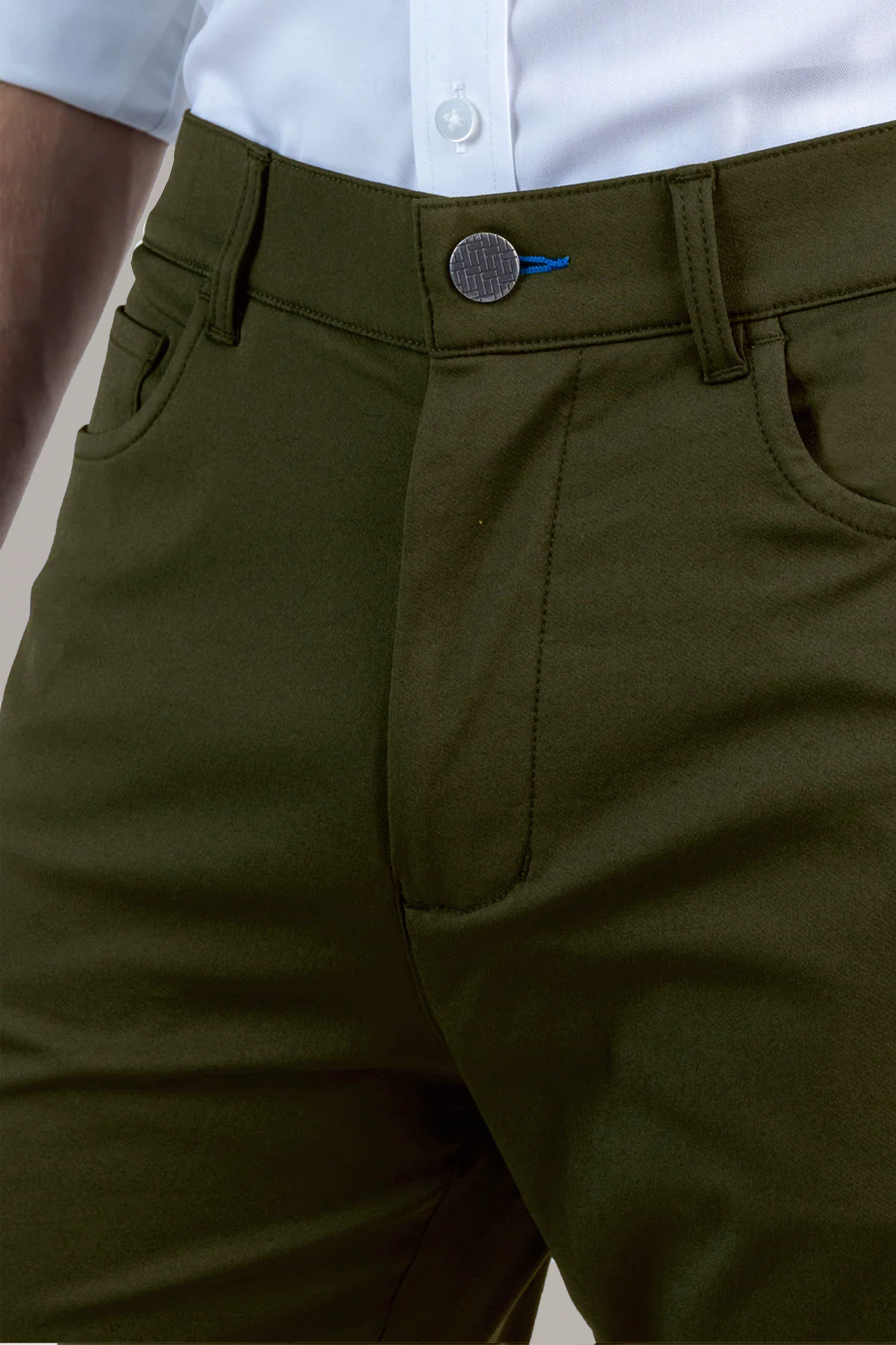 Men's Performance Olive Brown Dress Pants - Stretch | Twillory Men's Performance Olive Brown Dress Pants - Stretch | Twillory