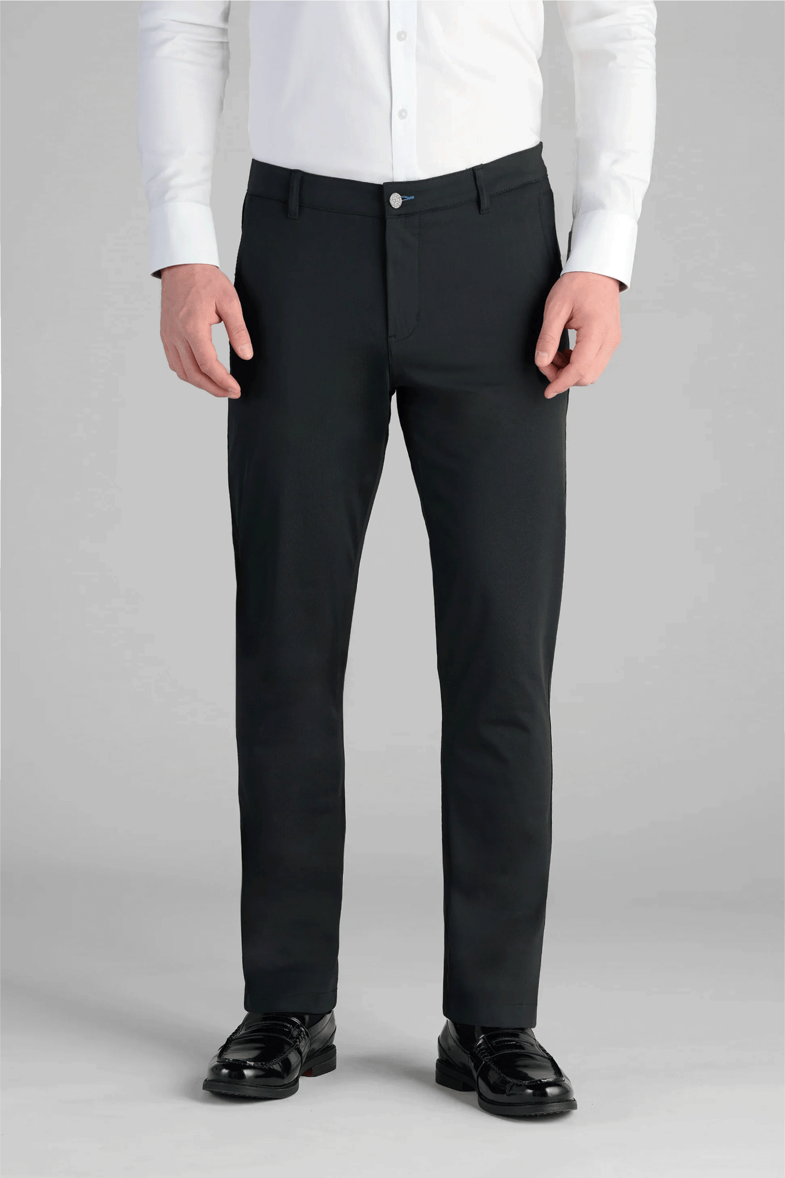 Men's Black Performance Dress Pants (Tailored Stretch Slacks) – Twillory