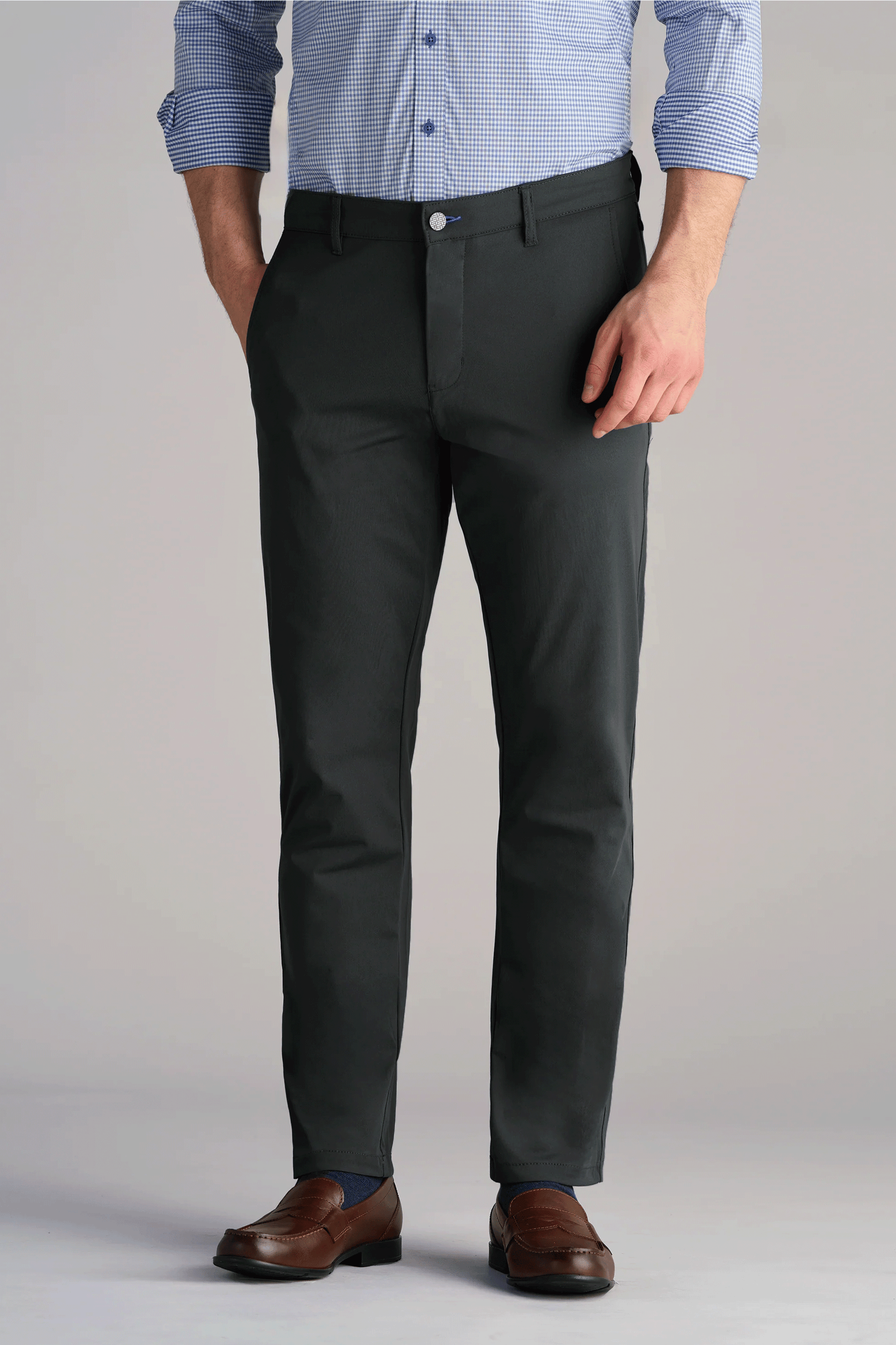 Men's Performance Charcoal Dress Pants (Tailored & Trim Slacks) Twillory Men's Performance Charcoal Dress Pants (Tailored & Trim Slacks) Twillory