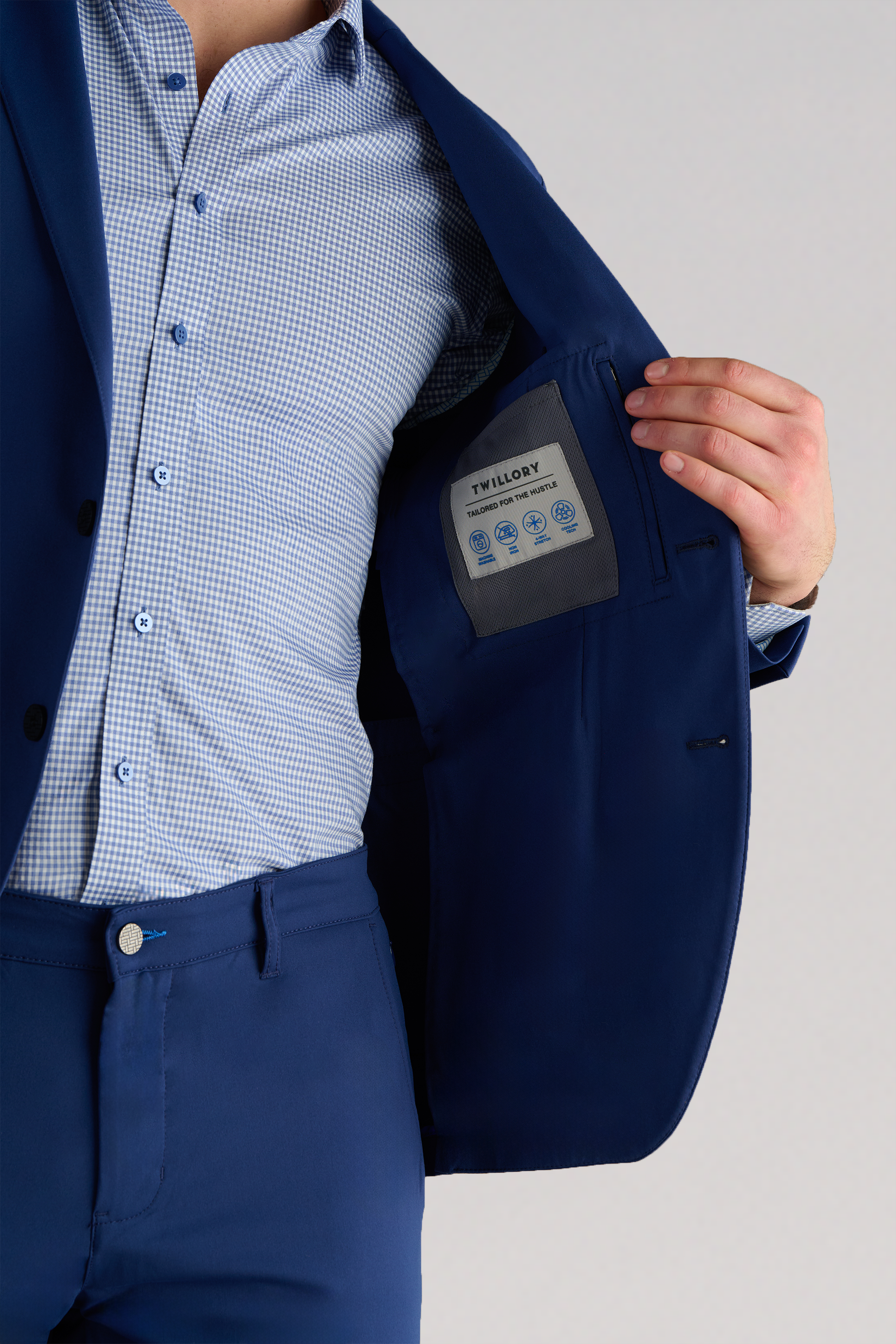 Men's Blue Blazer (Performance Fabric Sport Coat & Jacket) Twillory Men's Blue Blazer (Performance Fabric Sport Coat & Jacket) Twillory