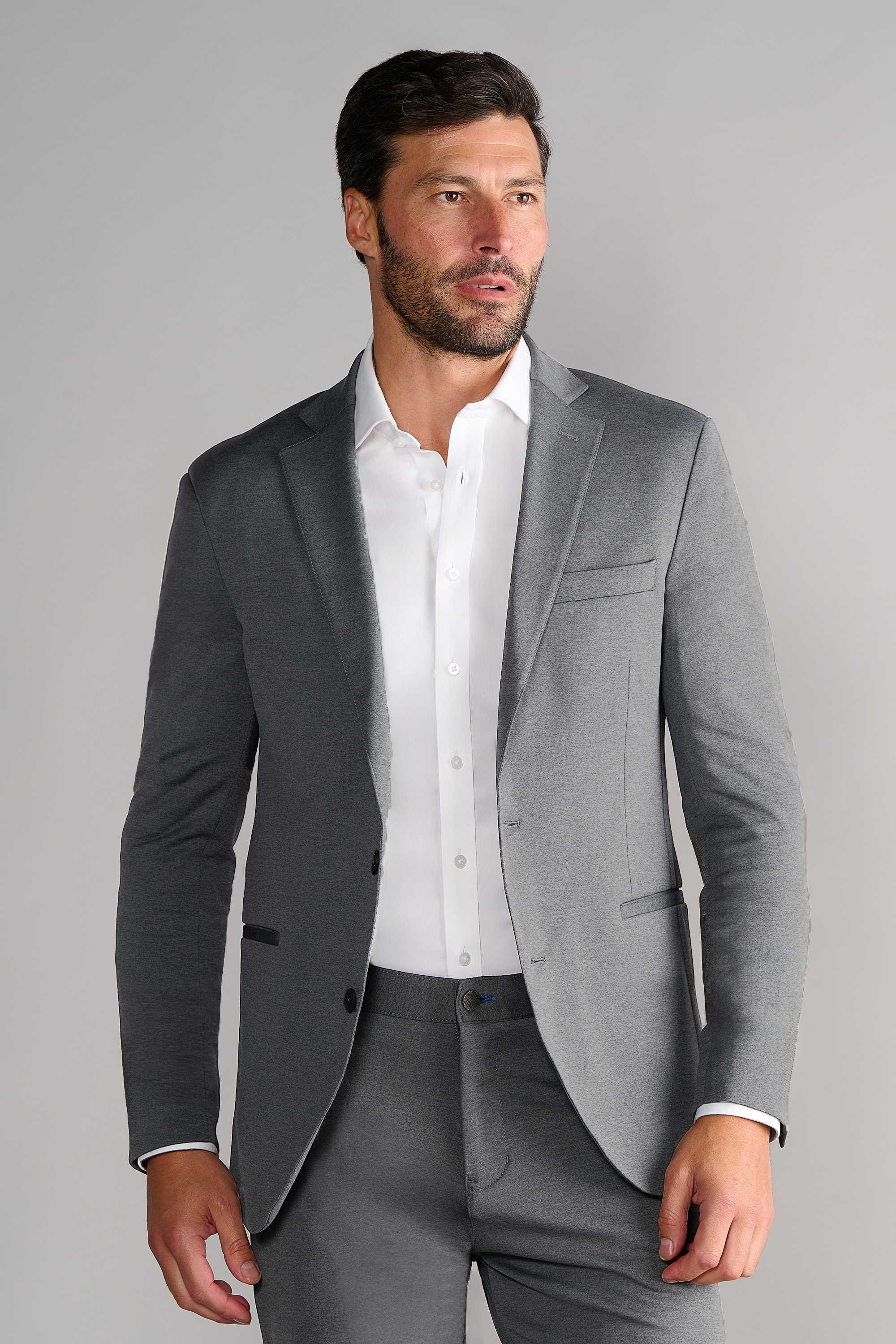 Performance Blazer // Heather Light Grey