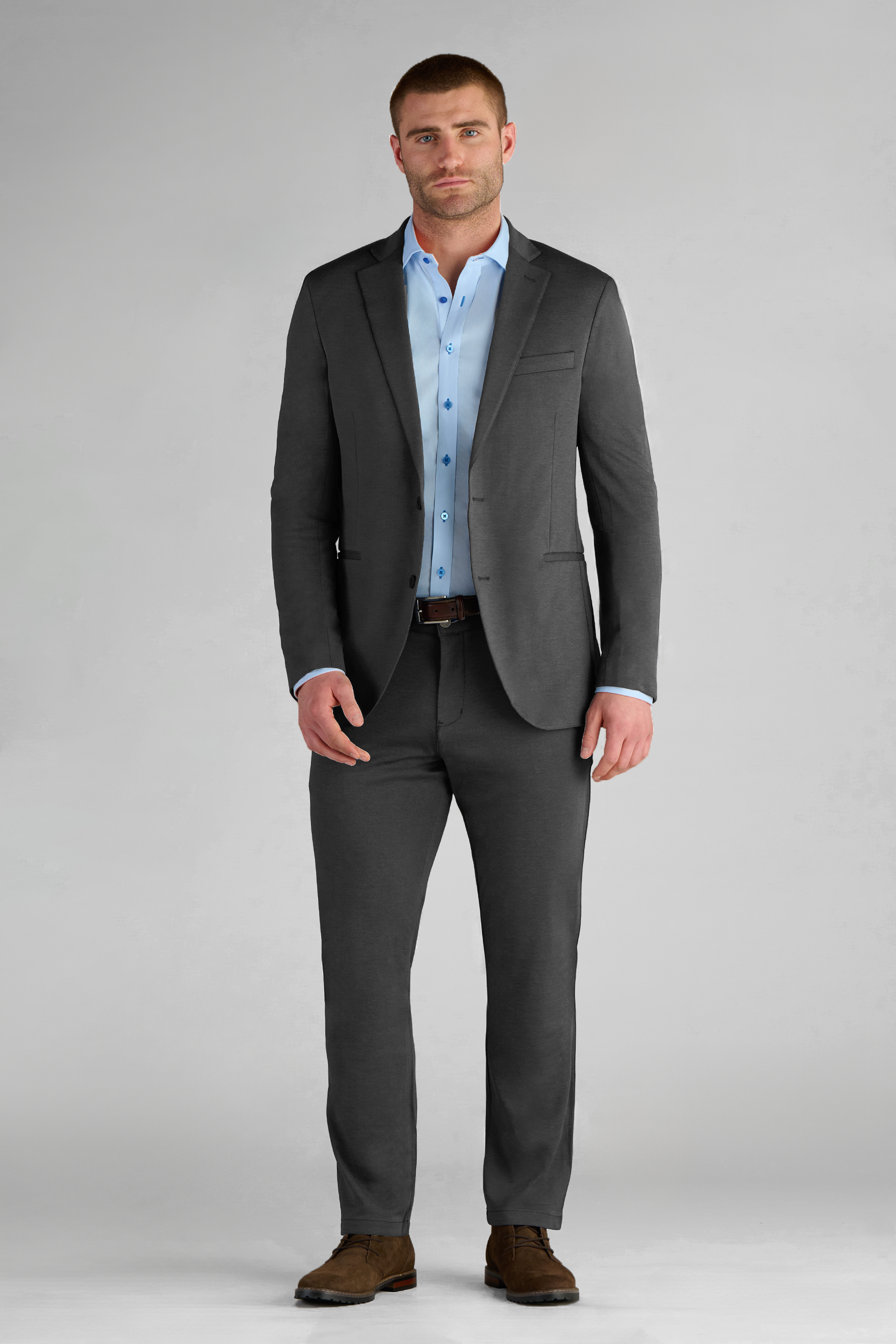 Men's Performance Charcoal Blazer (Stretch Sport Coat/Jacket) Twillory Men's Performance Charcoal Blazer (Stretch Sport Coat/Jacket) Twillory