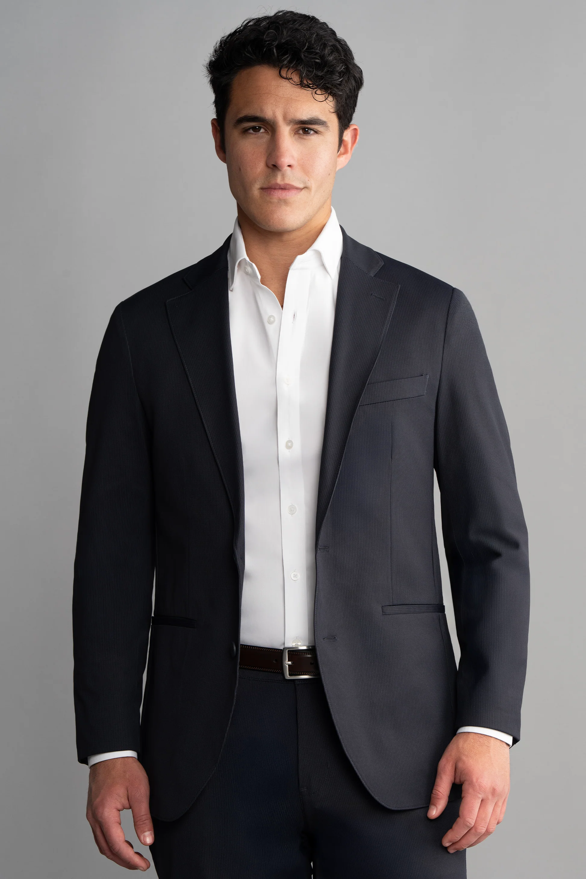 Performance Blazer // Navy Pin Stripe