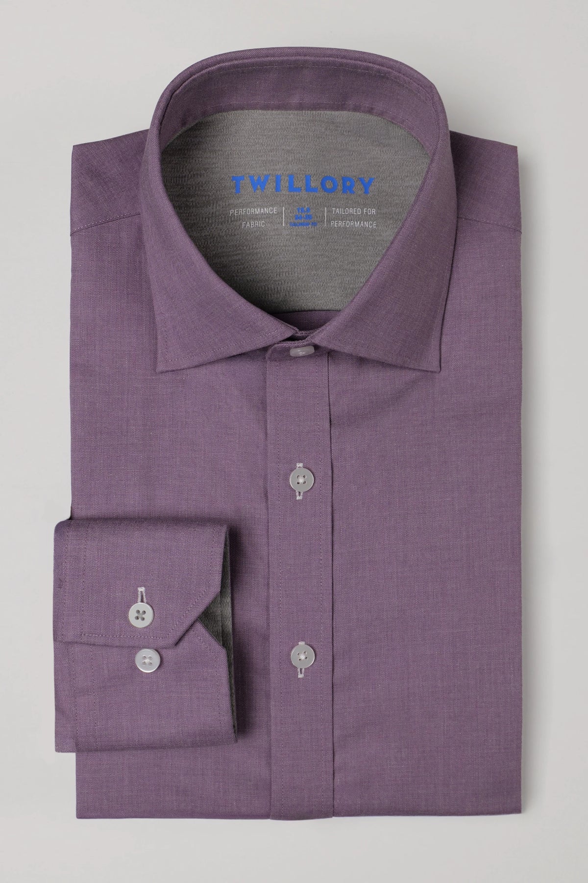 Leader Non-Iron Solid // Plum Melange