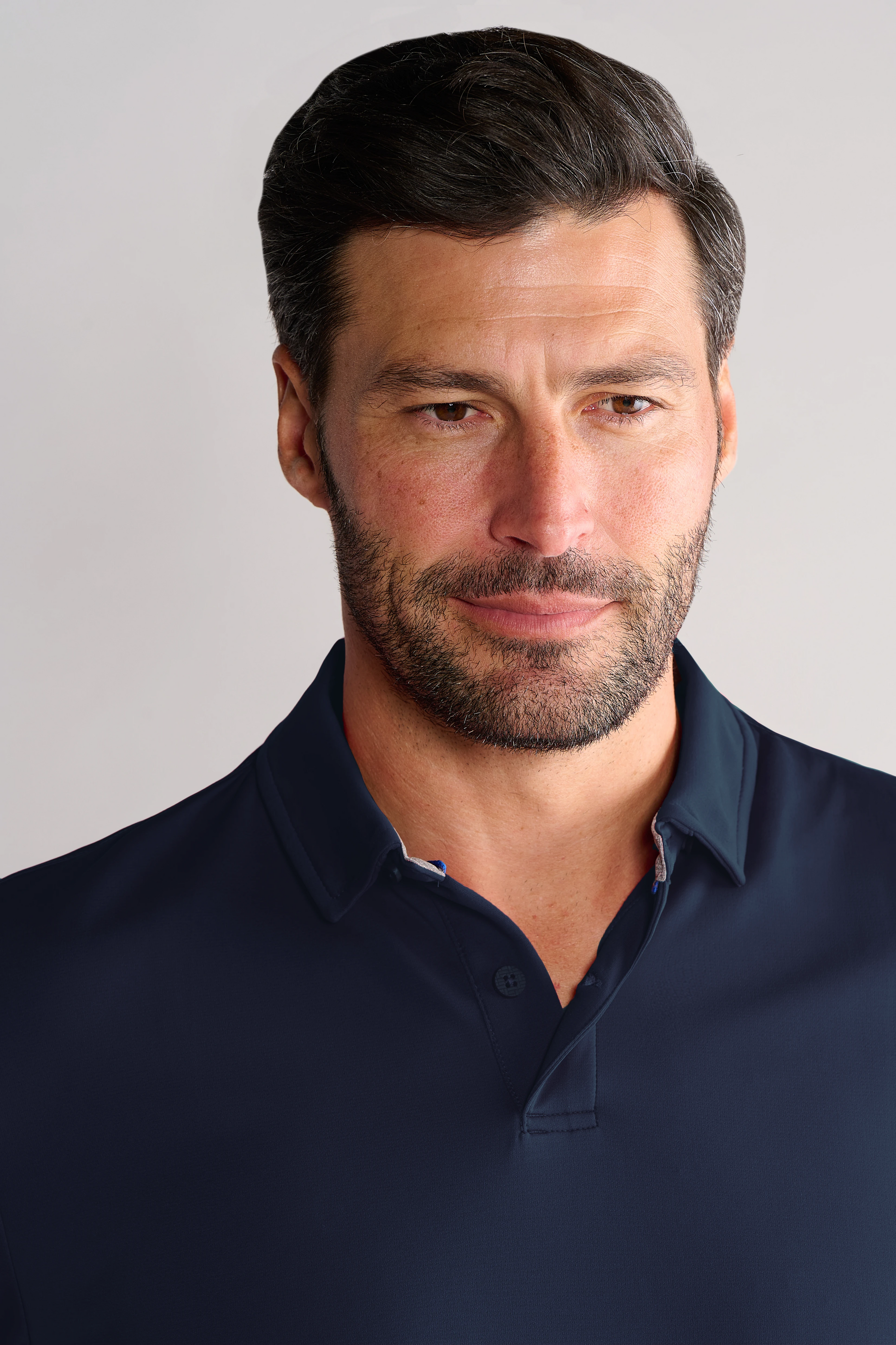 Short Sleeve Polo Solid // Navy