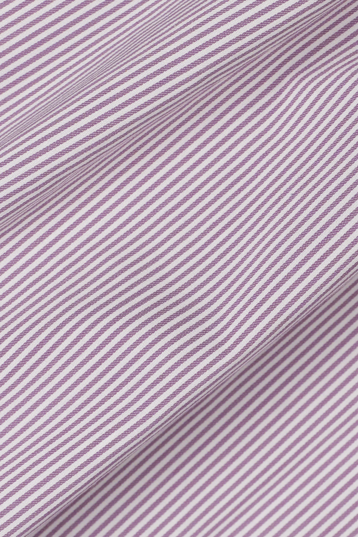Leader Non-Iron Stripe // Lilac Mini, view 4 of 8