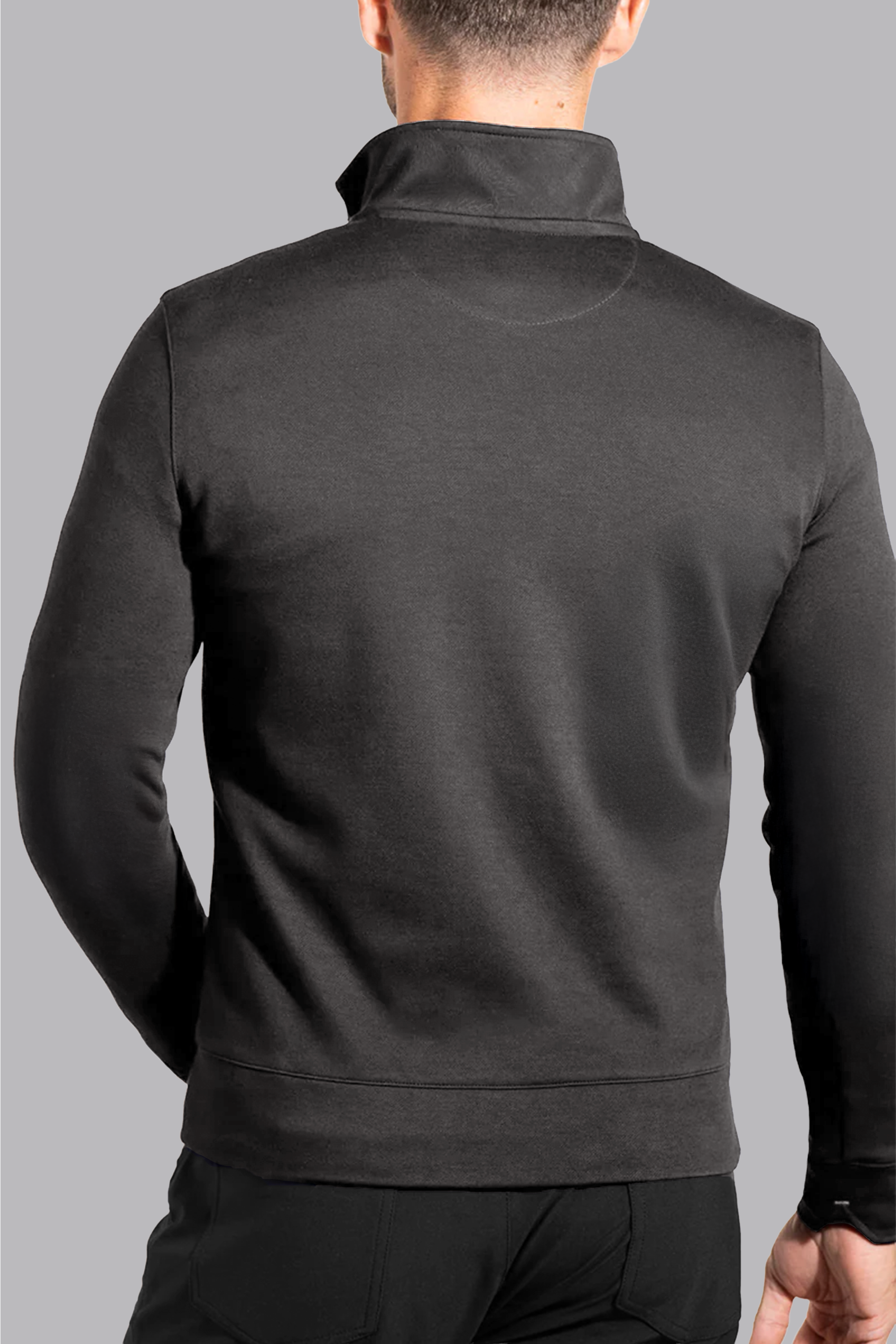 Performance Quarter Zip // Charcoal