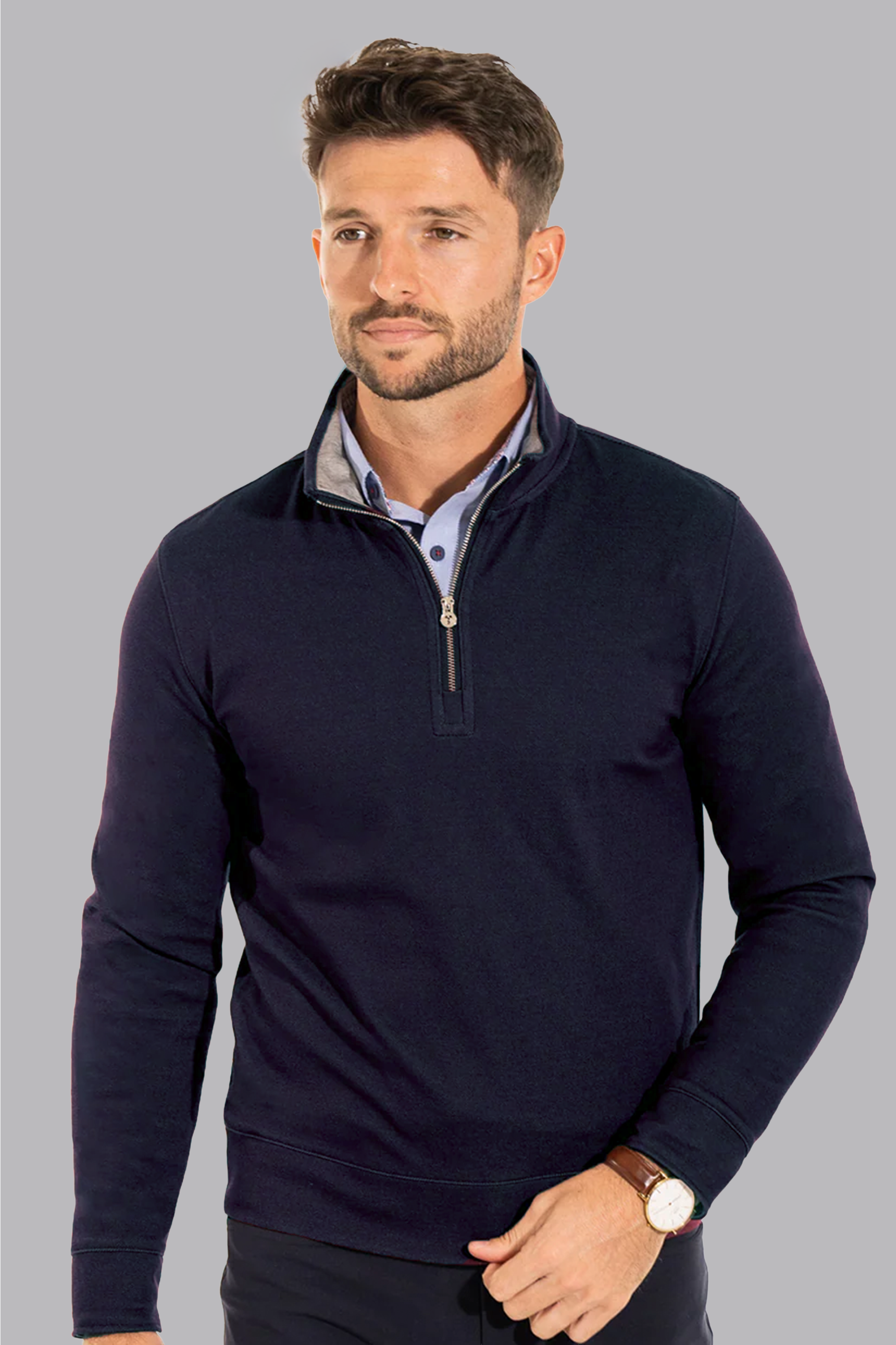 Performance Quarter Zip // Navy