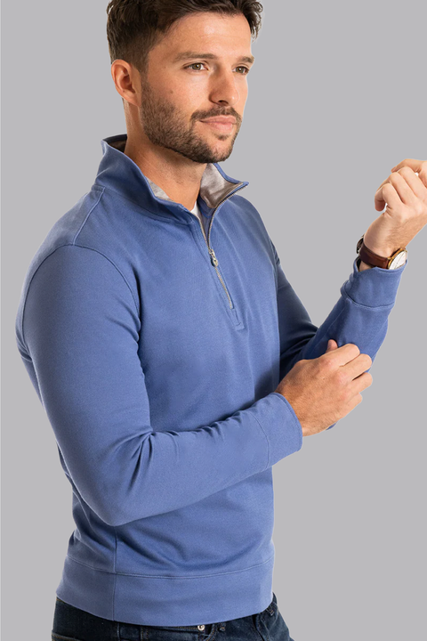Men's Performance Quarter Zip Pullover (Business Casual Stretch 1