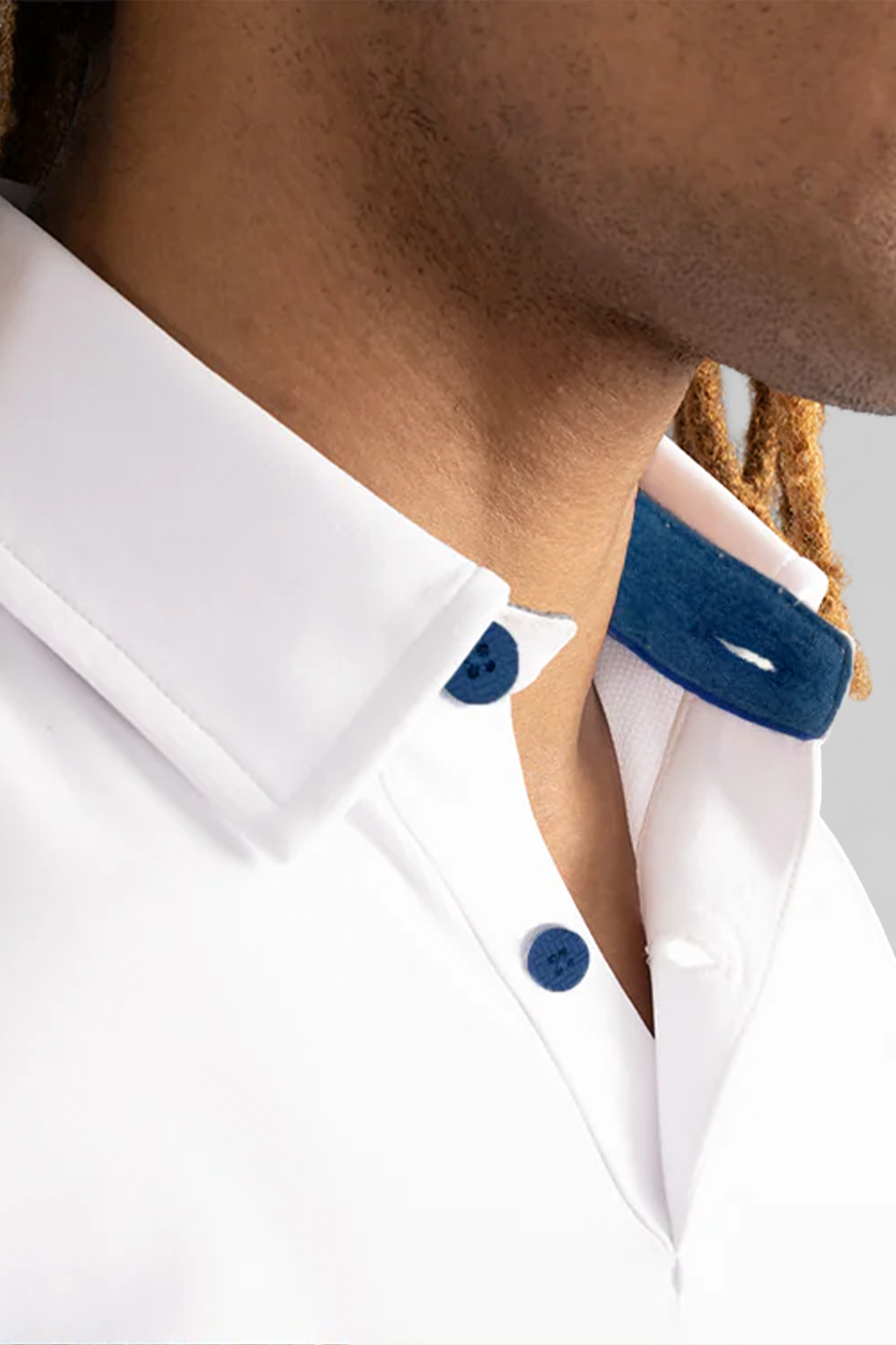24 Button Polo Short Sleeve (Contrast Collar) 24 Button Polo Short Sleeve (Contrast Collar)