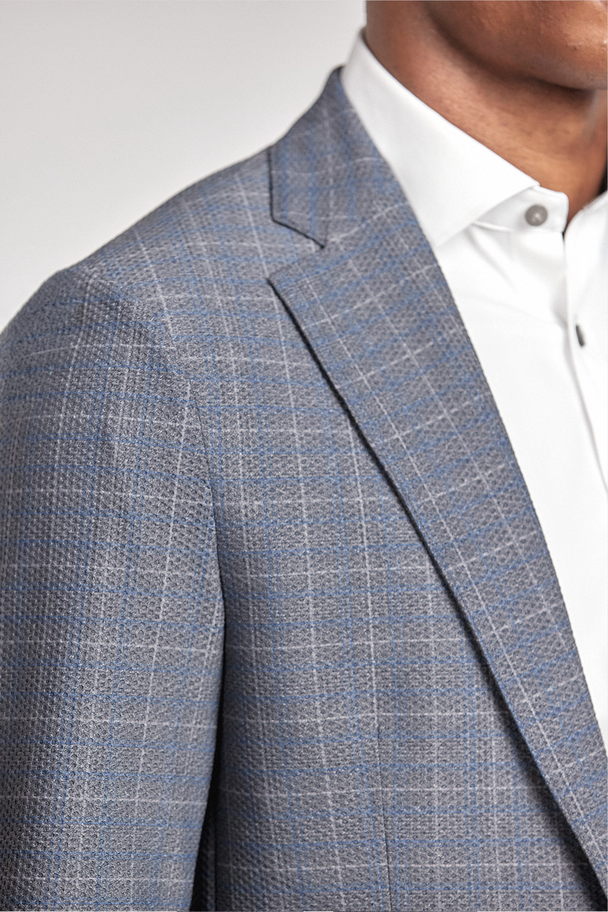 AIR Blazer | Grey Heather Plaid
