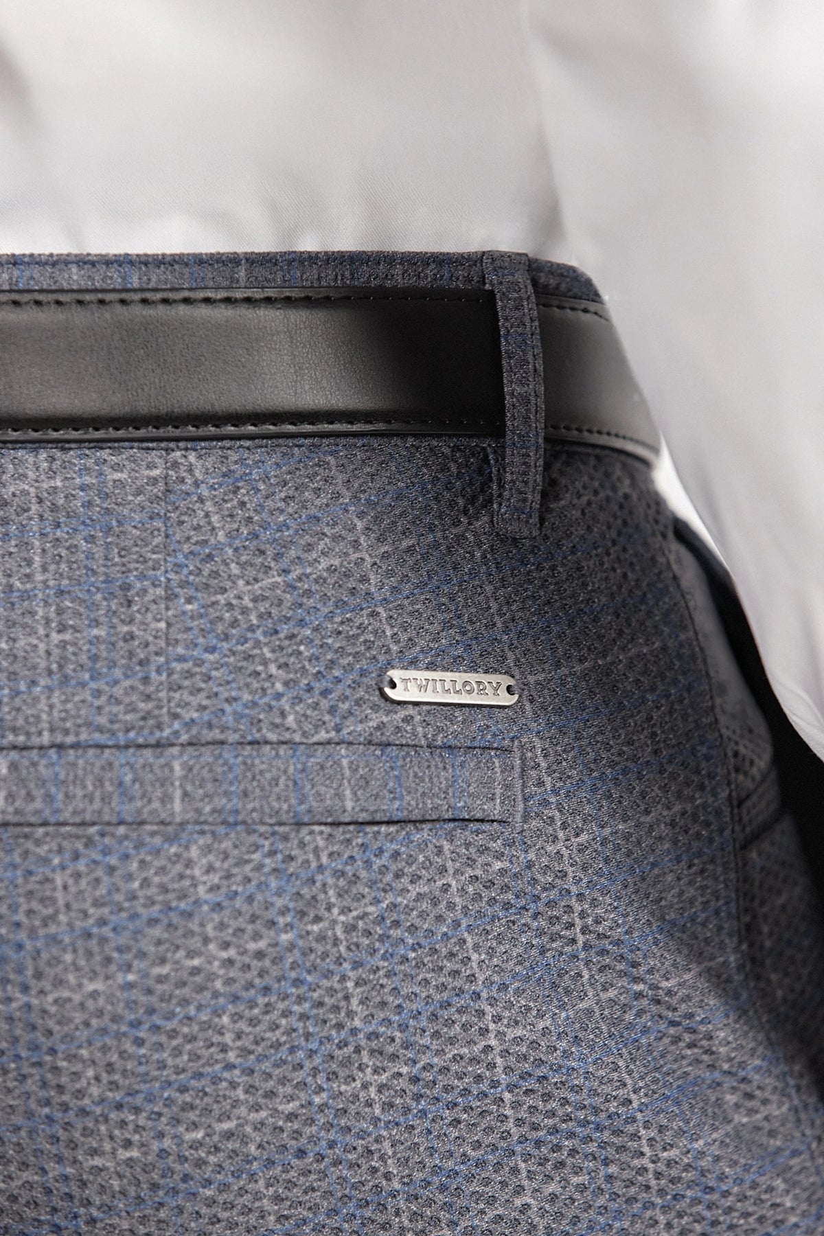 AIR Pants | Grey Heather Plaid, view 2 of 4