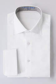 Leader Non-Iron Tuxedo Shirt // White
