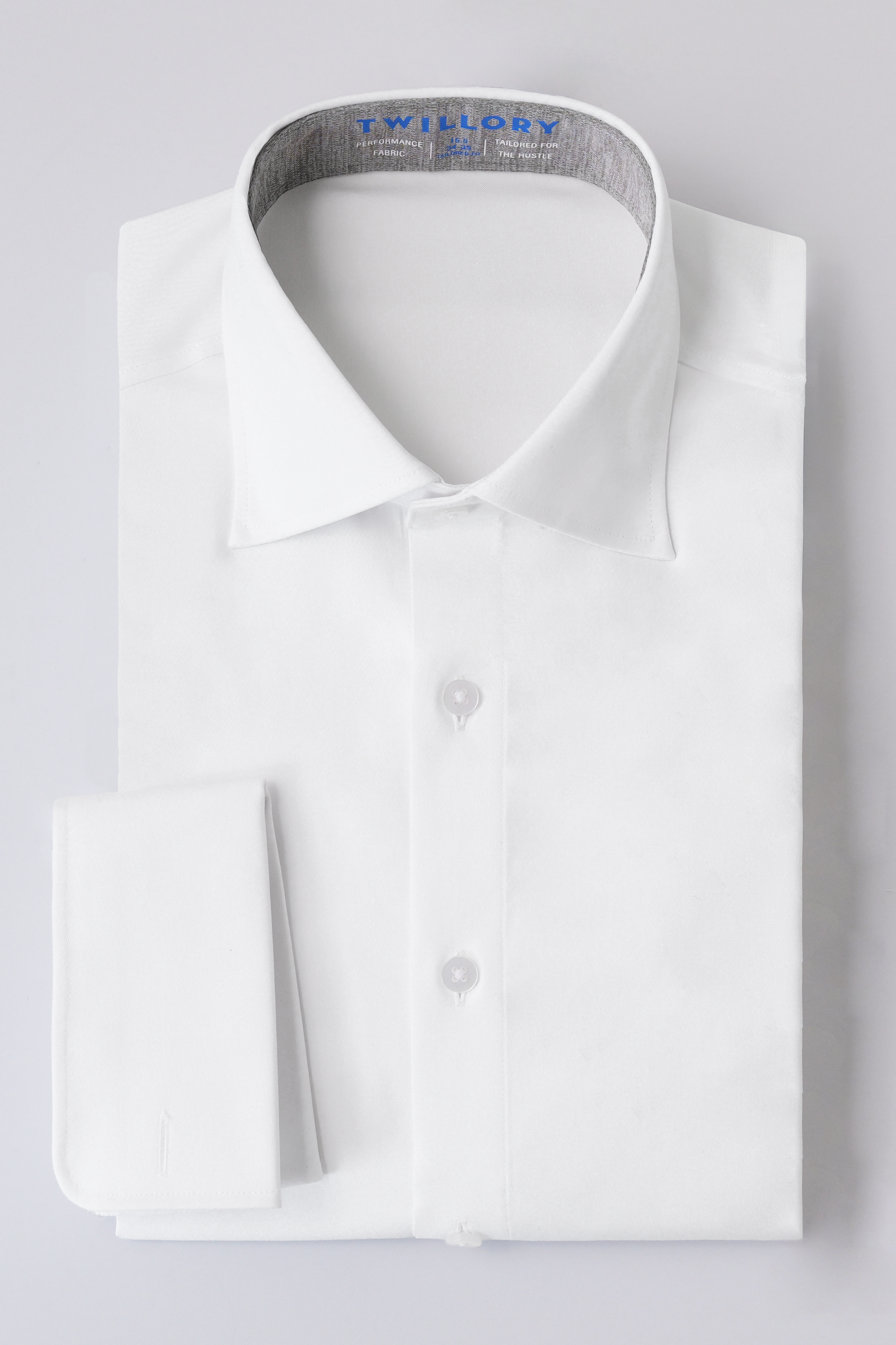 Leader Tuxedo Shirt // White