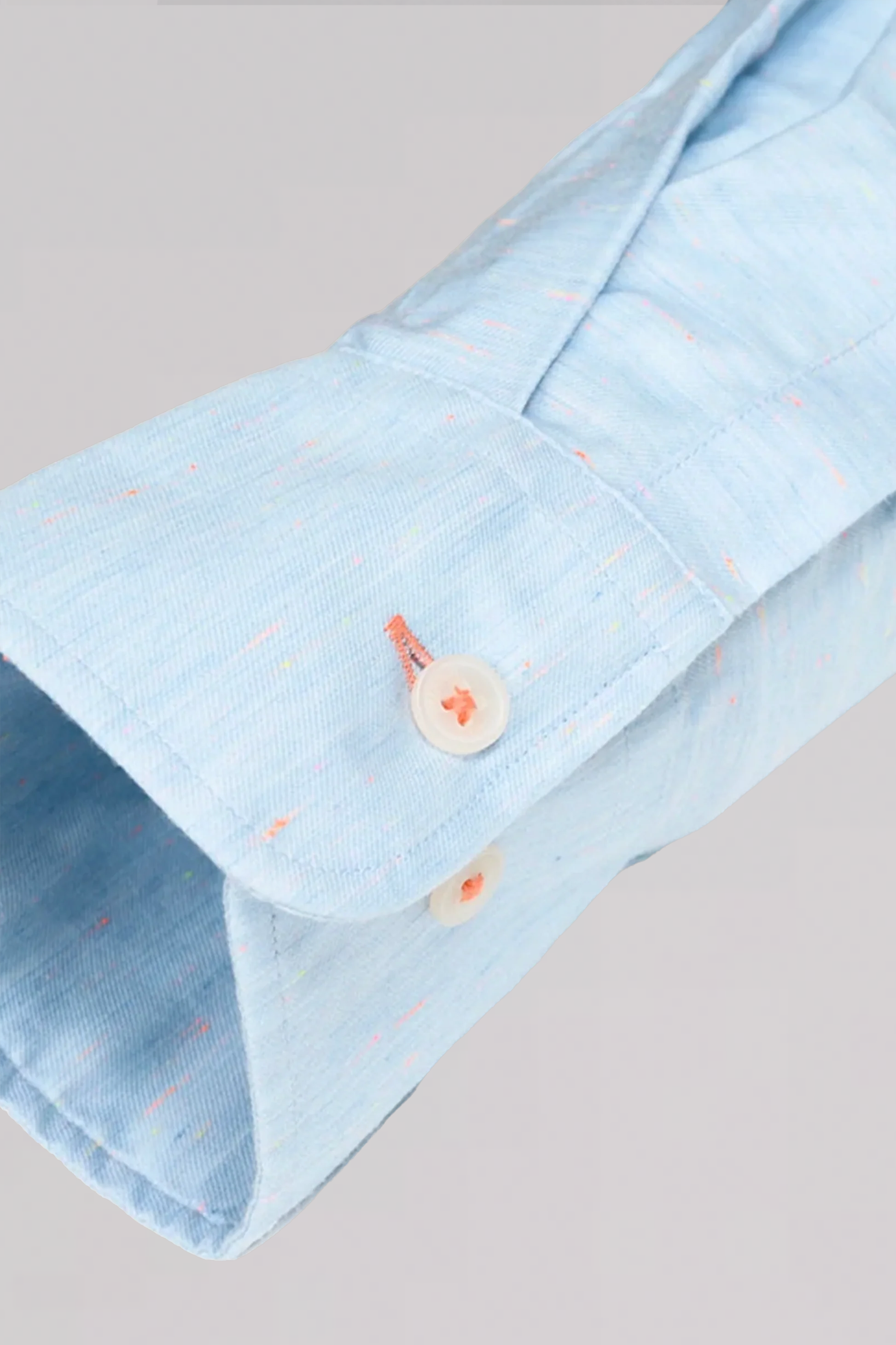 Men's Untucked Caribbean Dress Shirt (Light Blue Button Down) Twillory Men's Untucked Caribbean Dress Shirt (Light Blue Button Down) Twillory