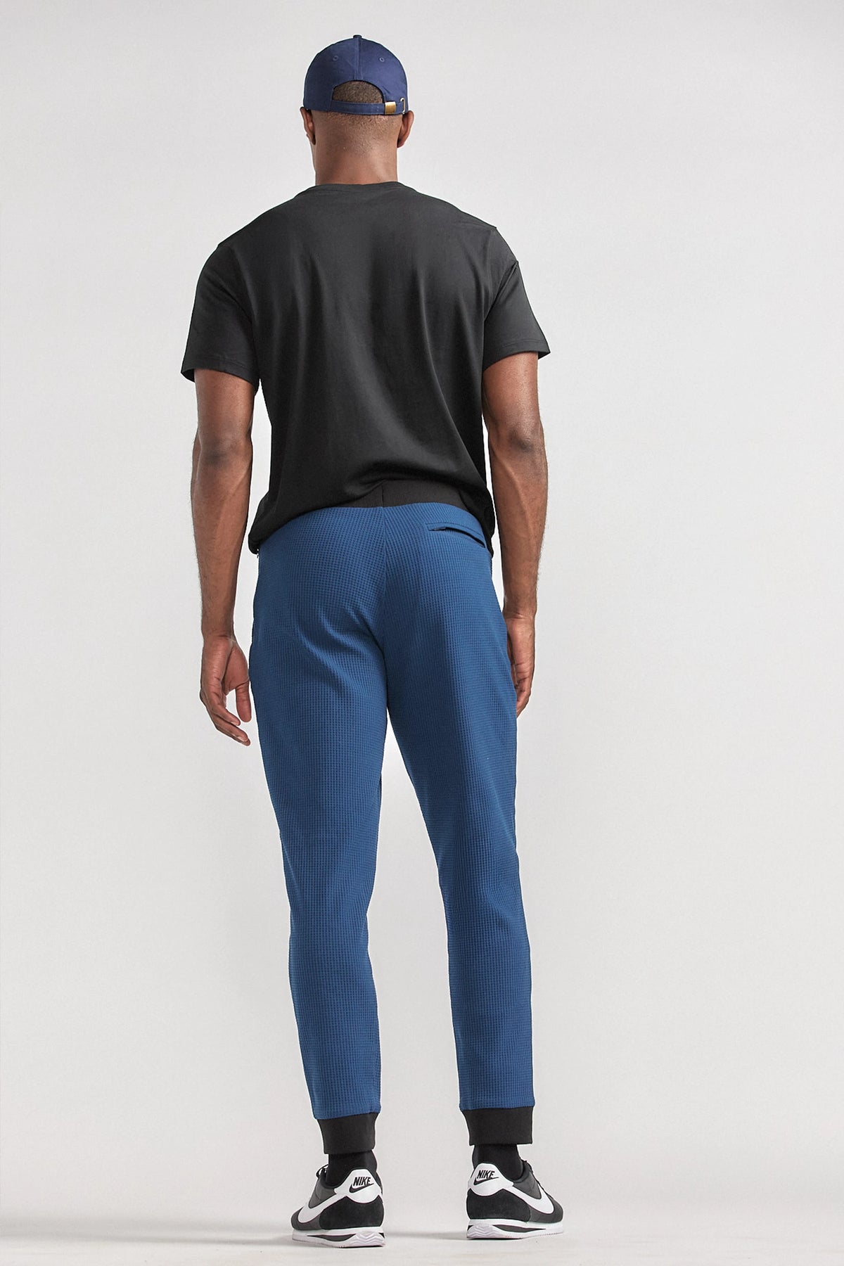 Waffle-Knit Jogger | Ocean, view 3 of 5
