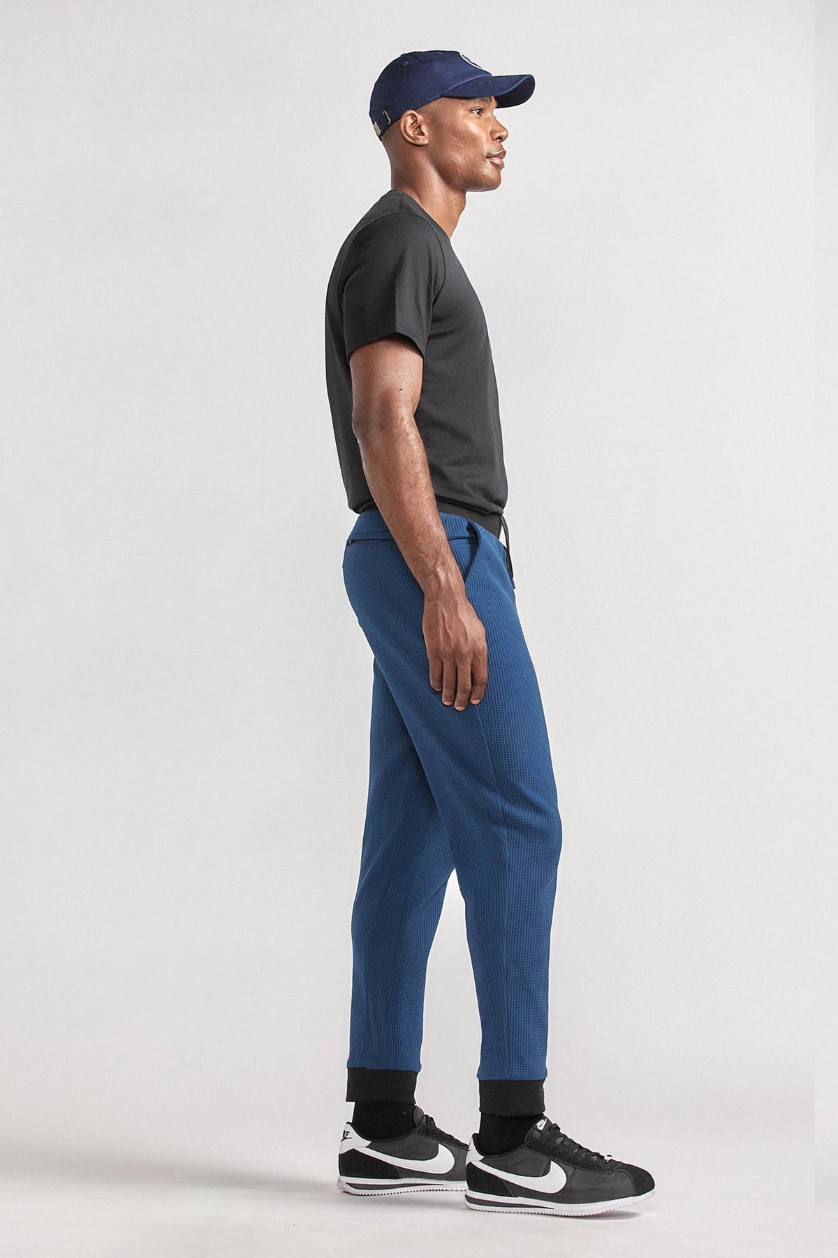 Waffle-Knit Jogger | Ocean, view 5 of 5