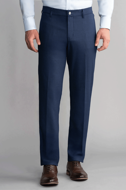 Hybrid Wool Pants // Navy Puppytooth – Twillory