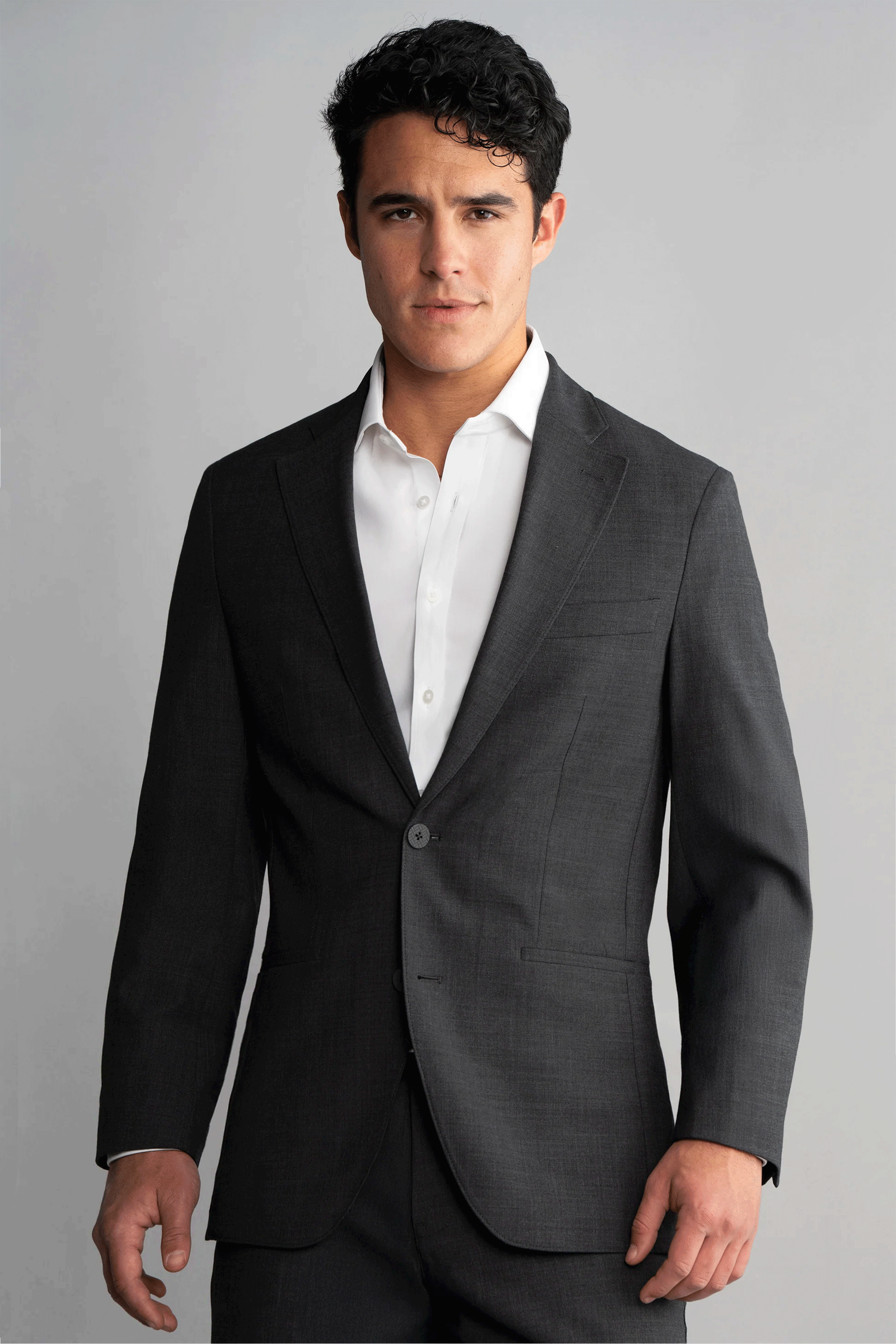 Hybrid Wool Blazer // Grey Heather