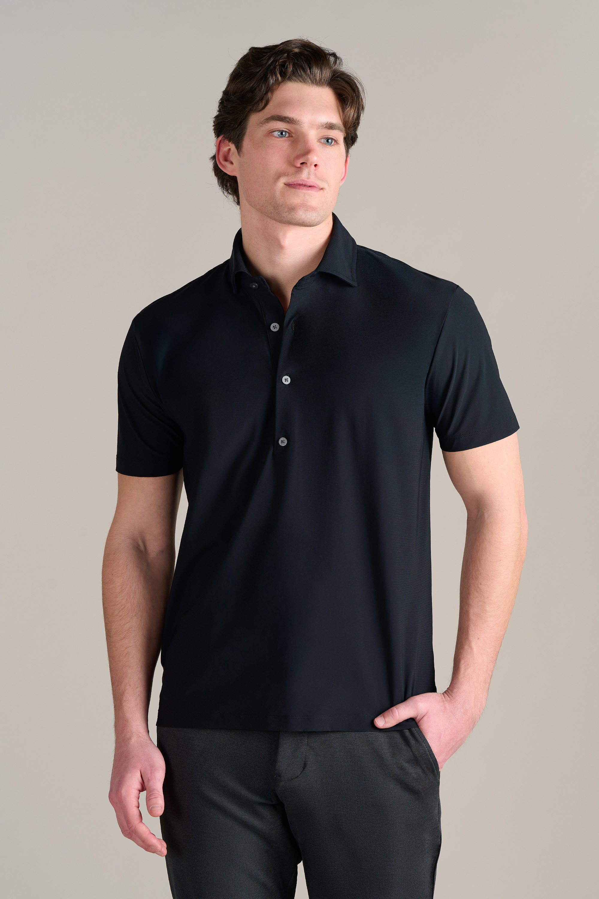 Event Polo Solid // Black