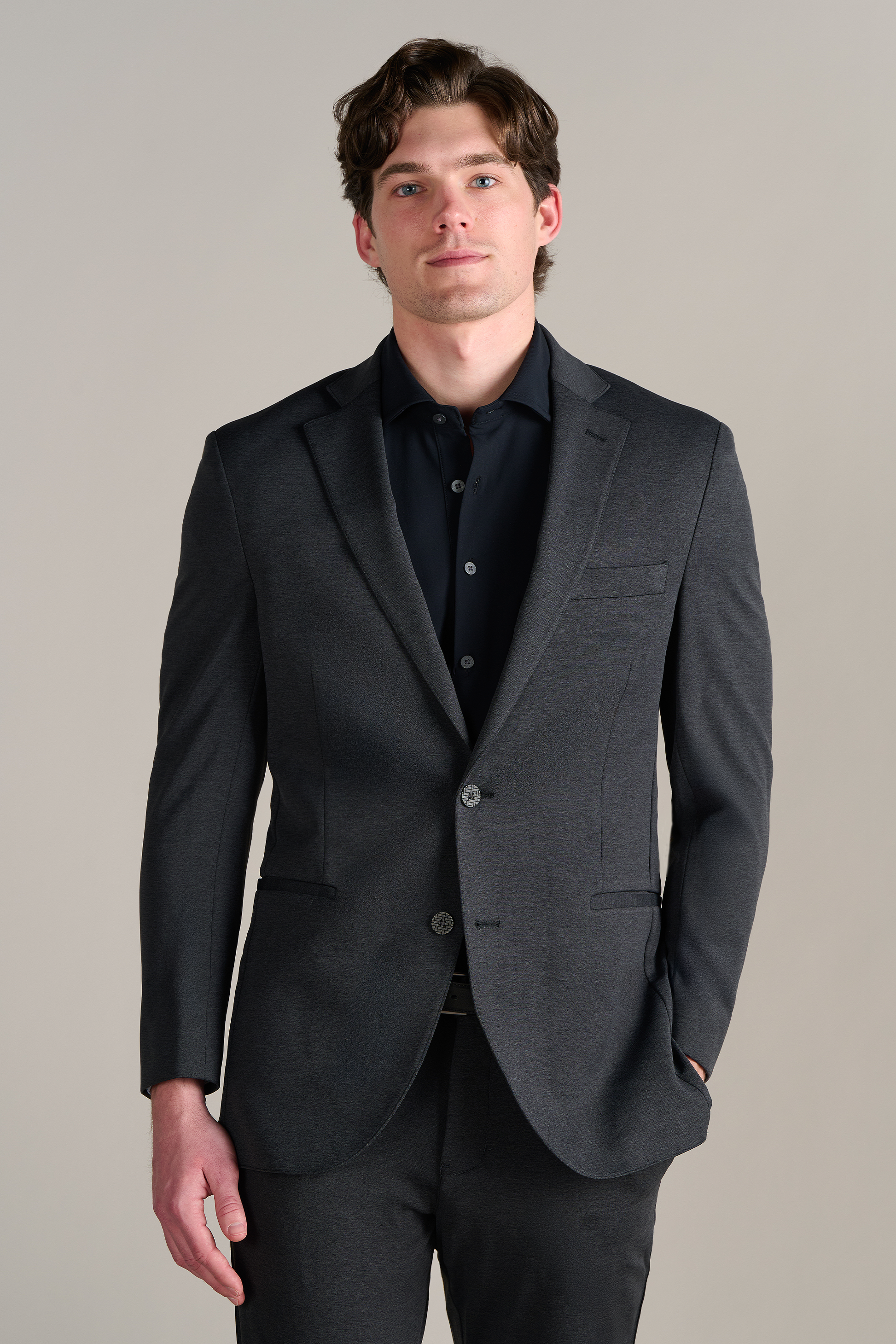 polo dress shirt with tie Polo Ralph Lauren Men's Mesh Blazer, Dress Shirt, Silk Tie, Stretch Jeans & Oxford Shoes