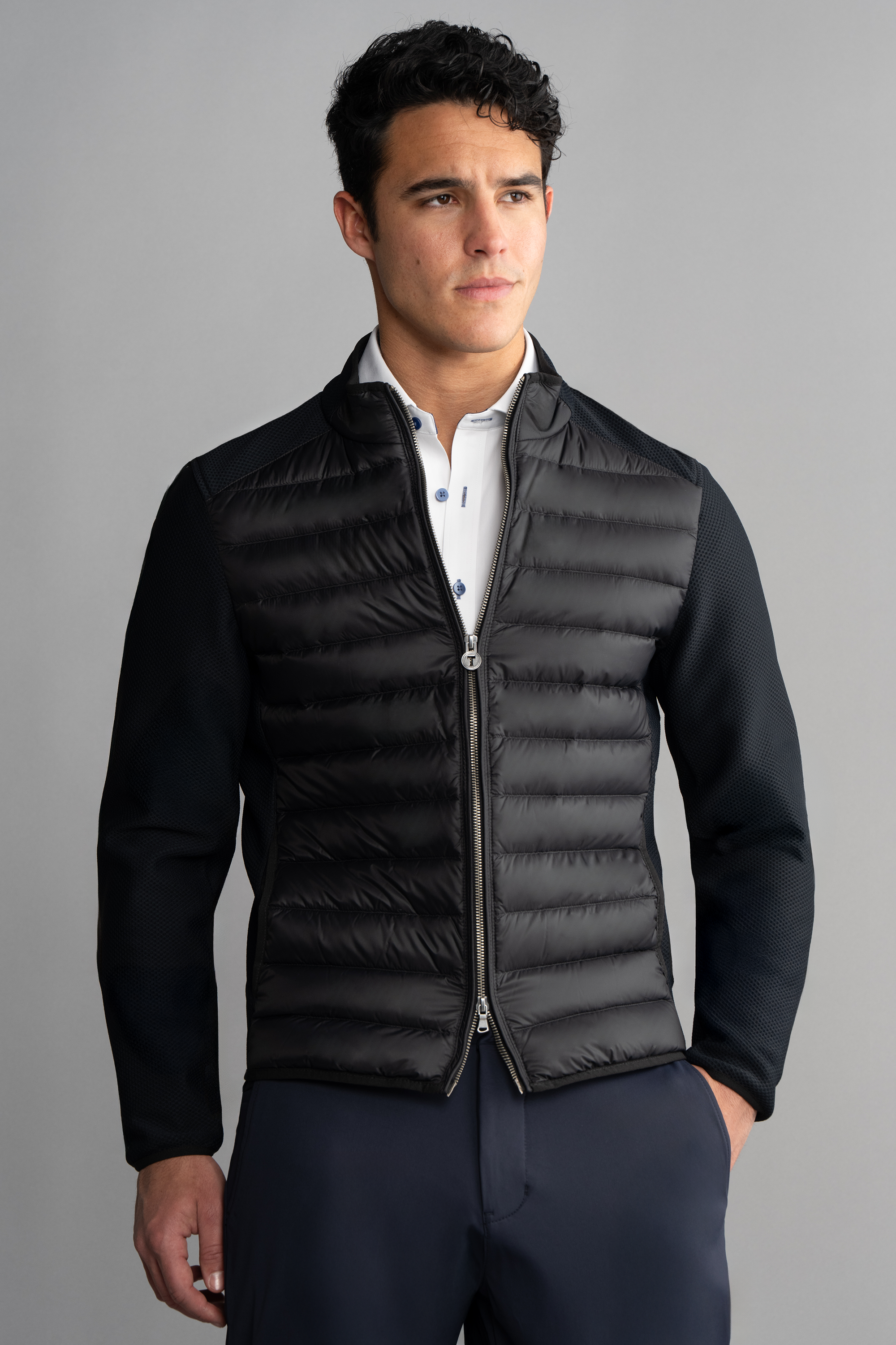 Central Hybrid Jacket // Black