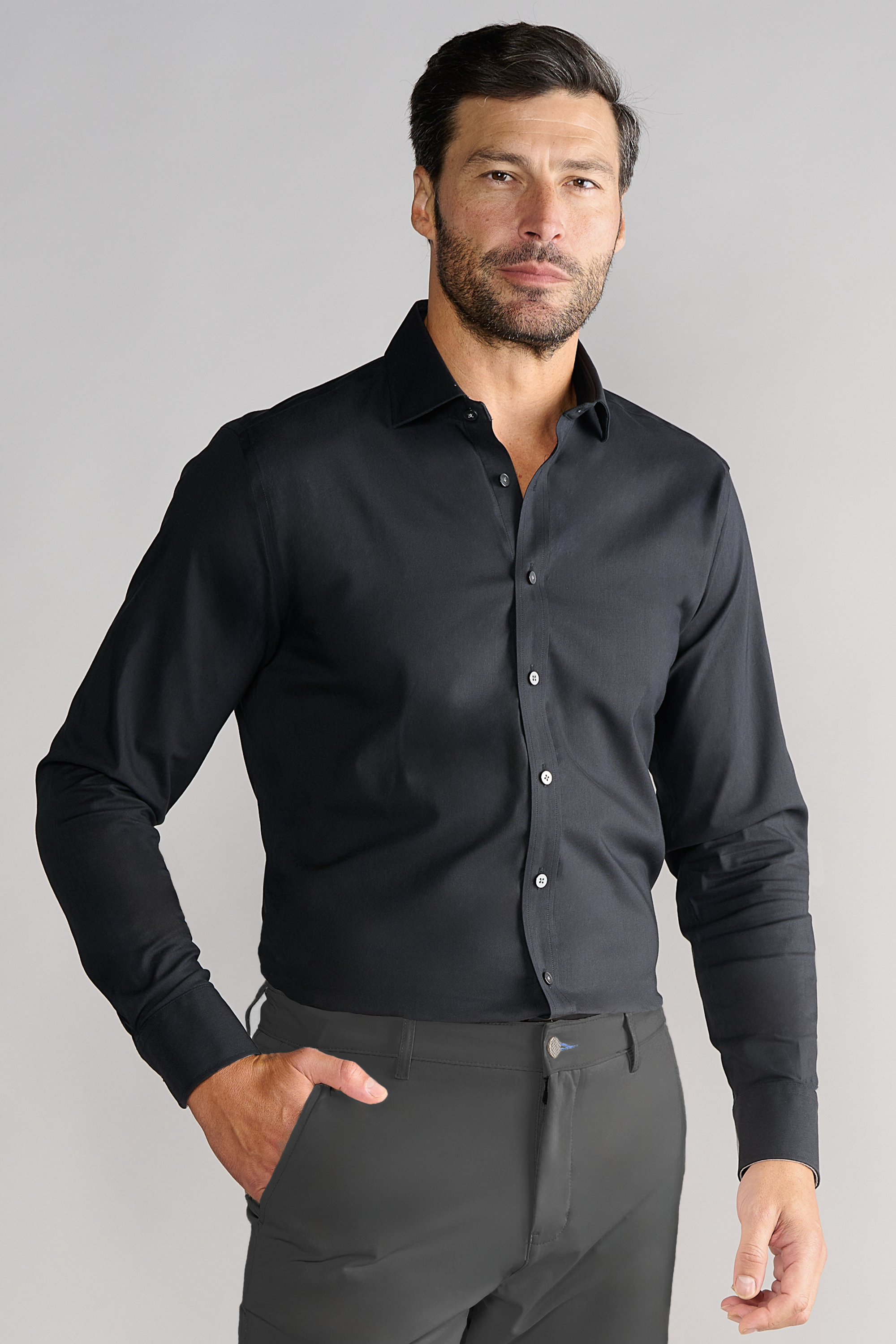 dri fit button down dress shirt