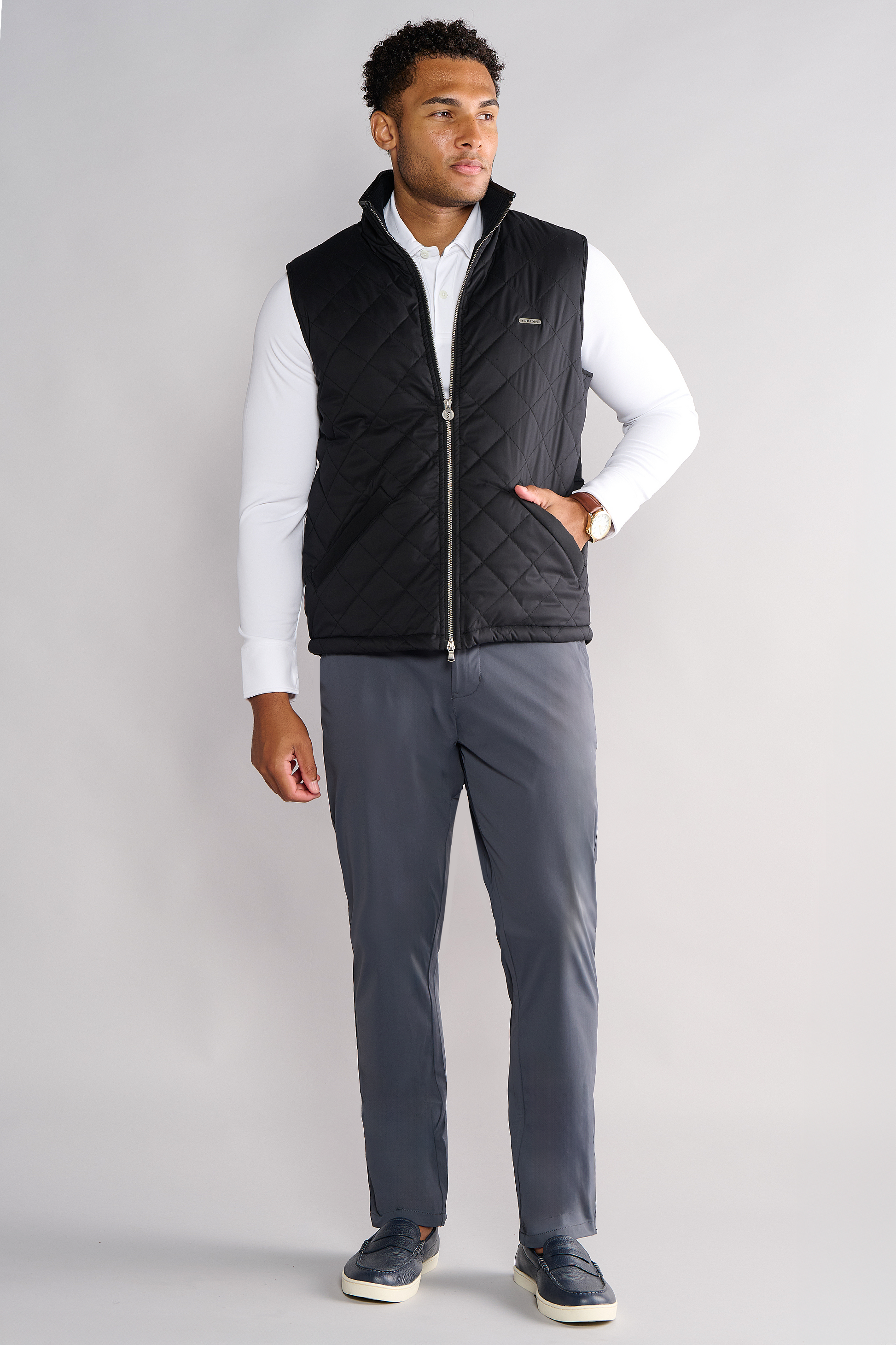 Men's Performance Quilted Vest (Winter Padded Stretch Vest) – Twillory Men's Performance Quilted Vest (Winter Padded Stretch Vest) – Twillory