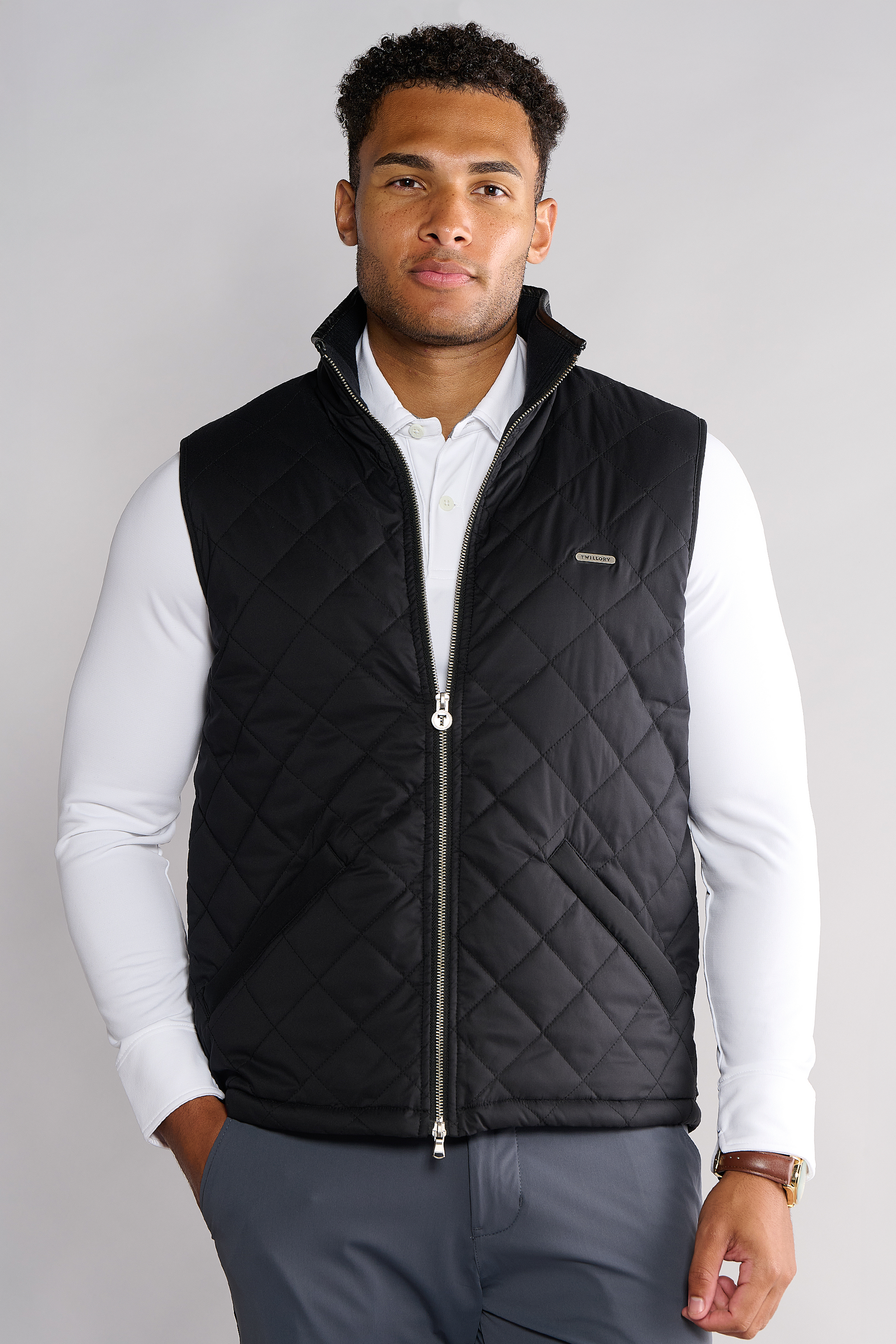 Men's Performance Quilted Vest (Winter Padded Stretch Vest) Twillory Men's Performance Quilted Vest (Winter Padded Stretch Vest) Twillory