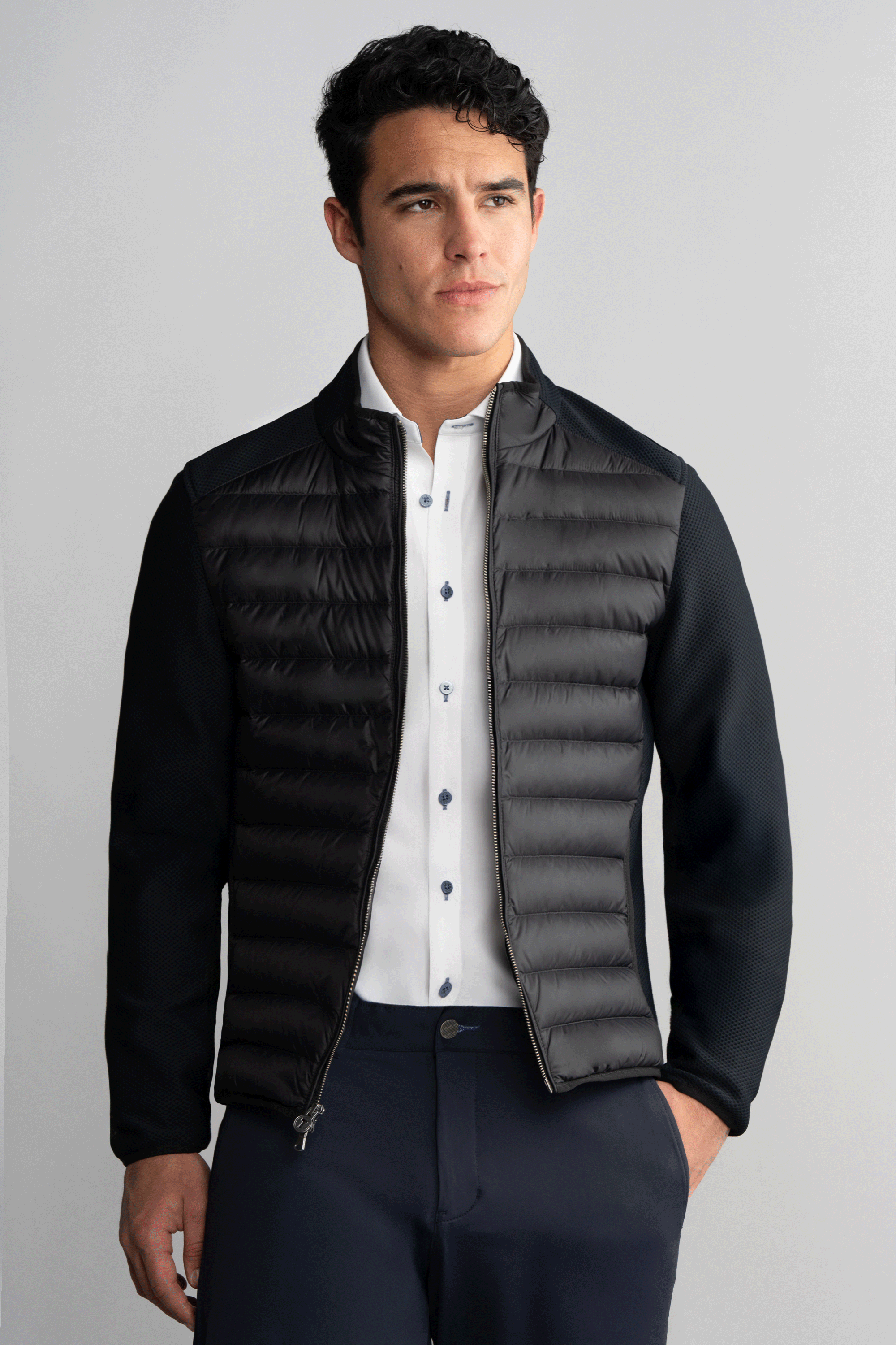 Central Hybrid Jacket // Black