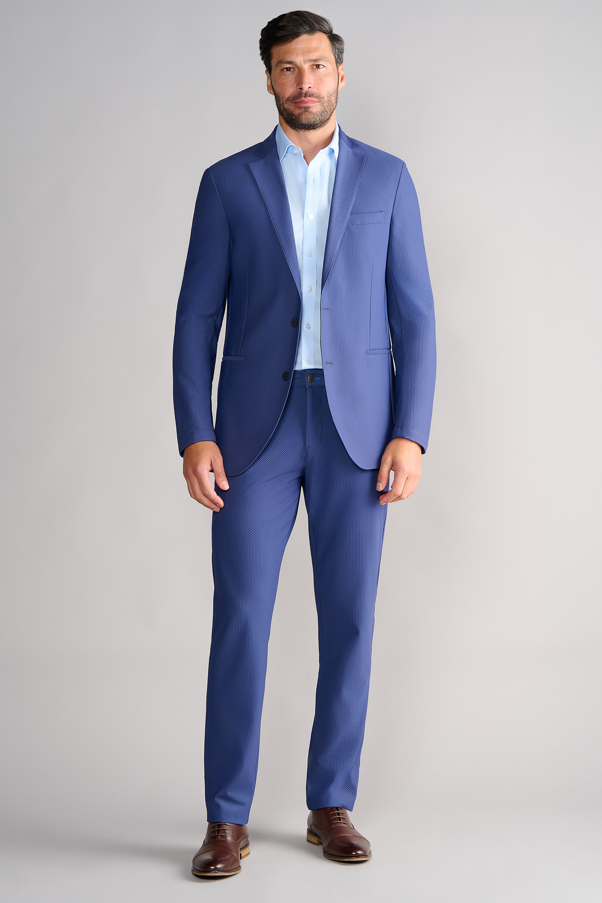 Men's Blue Air Blazer (Breathable Summer Suit Jacket) Twillory Men's Blue Air Blazer (Breathable Summer Suit Jacket) Twillory