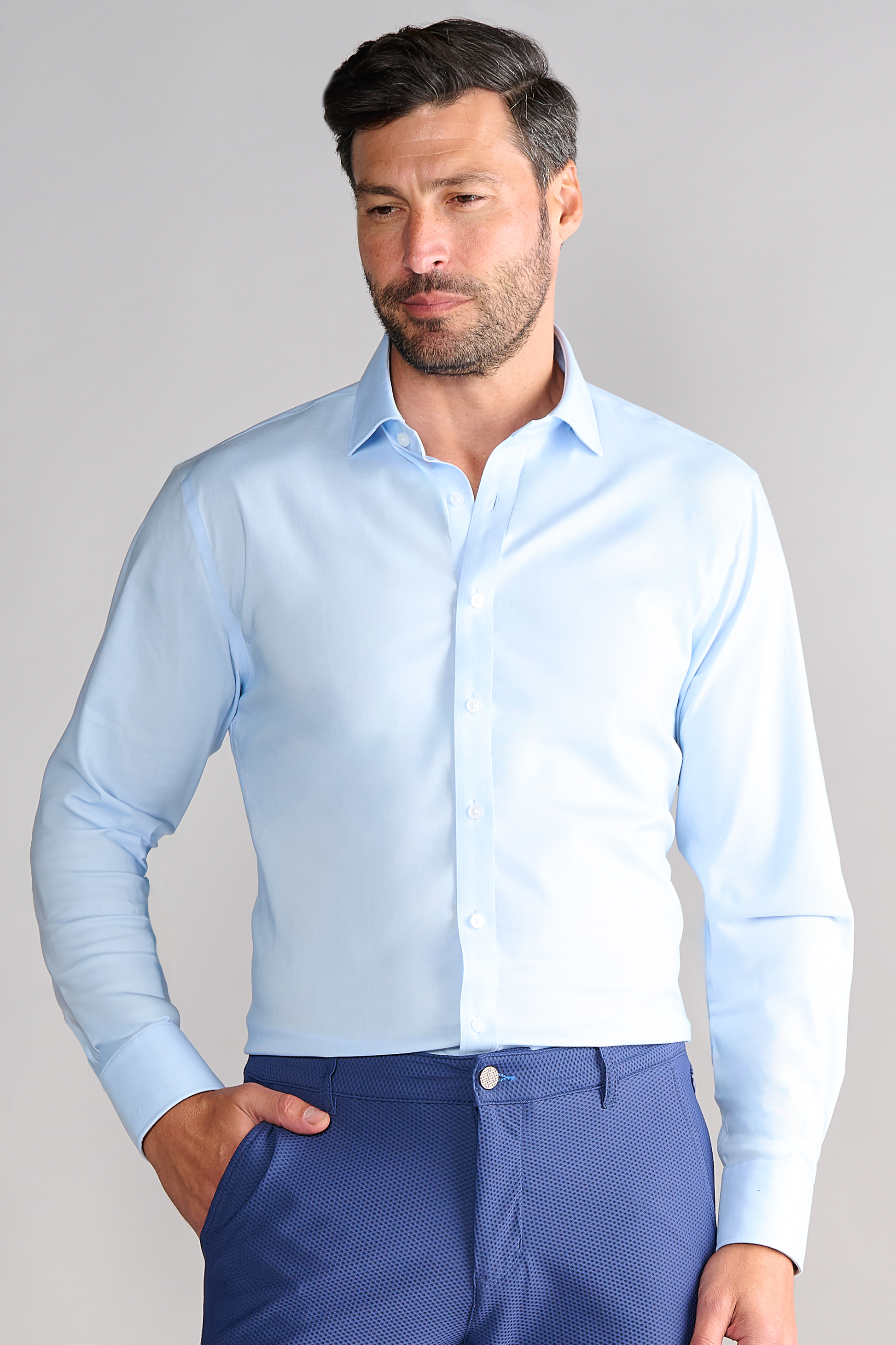 Light Blue Dress Shirt | Dynamic 4-Way Stretch | Twillory Light Blue Dress Shirt | Dynamic 4-Way Stretch | Twillory