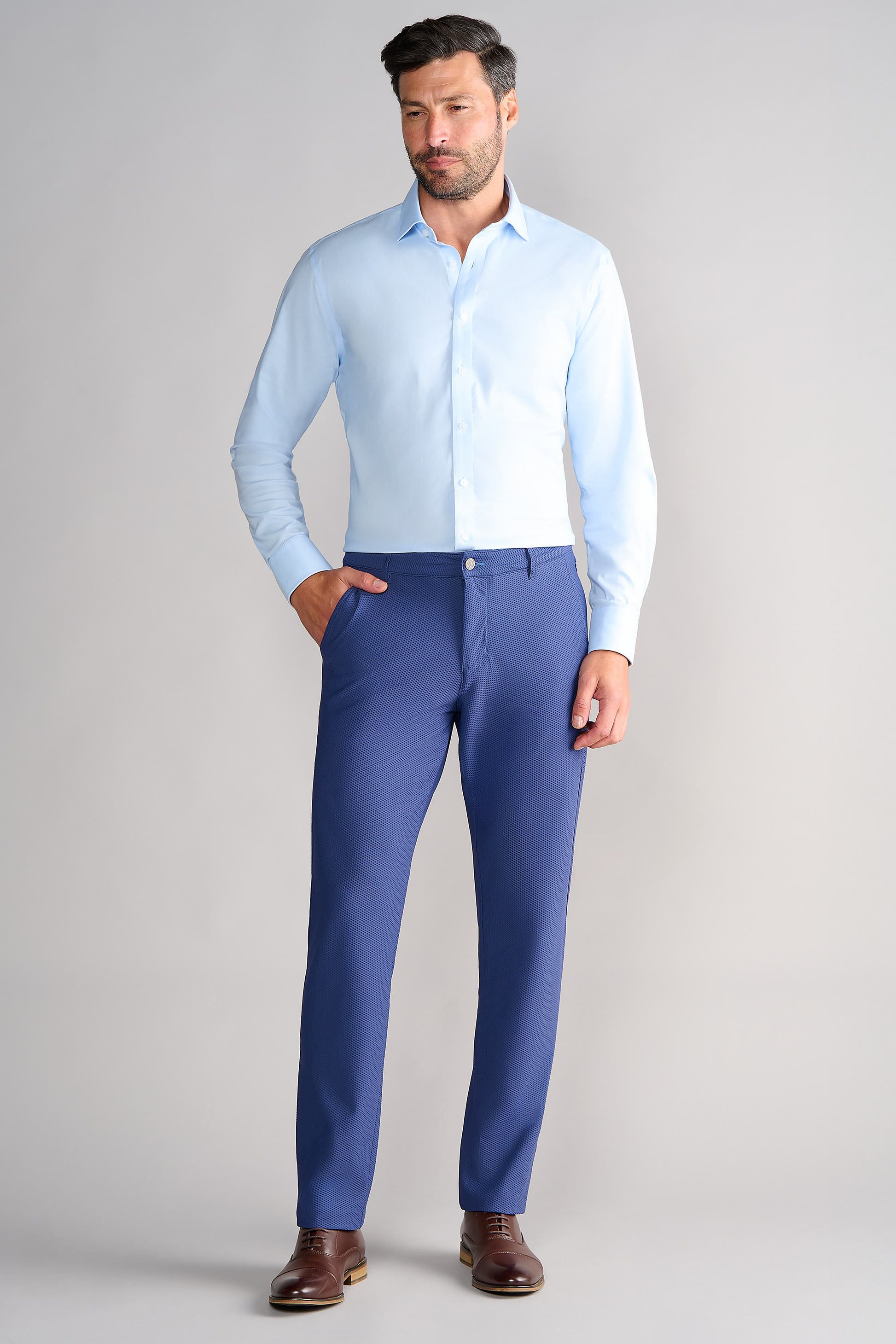 Men's Summer Blue Dress Pant (Breathable & Lightweight) | Twillory Men's Summer Blue Dress Pant (Breathable & Lightweight) | Twillory