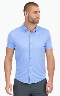 Performance Short Sleeve Button Down Polo