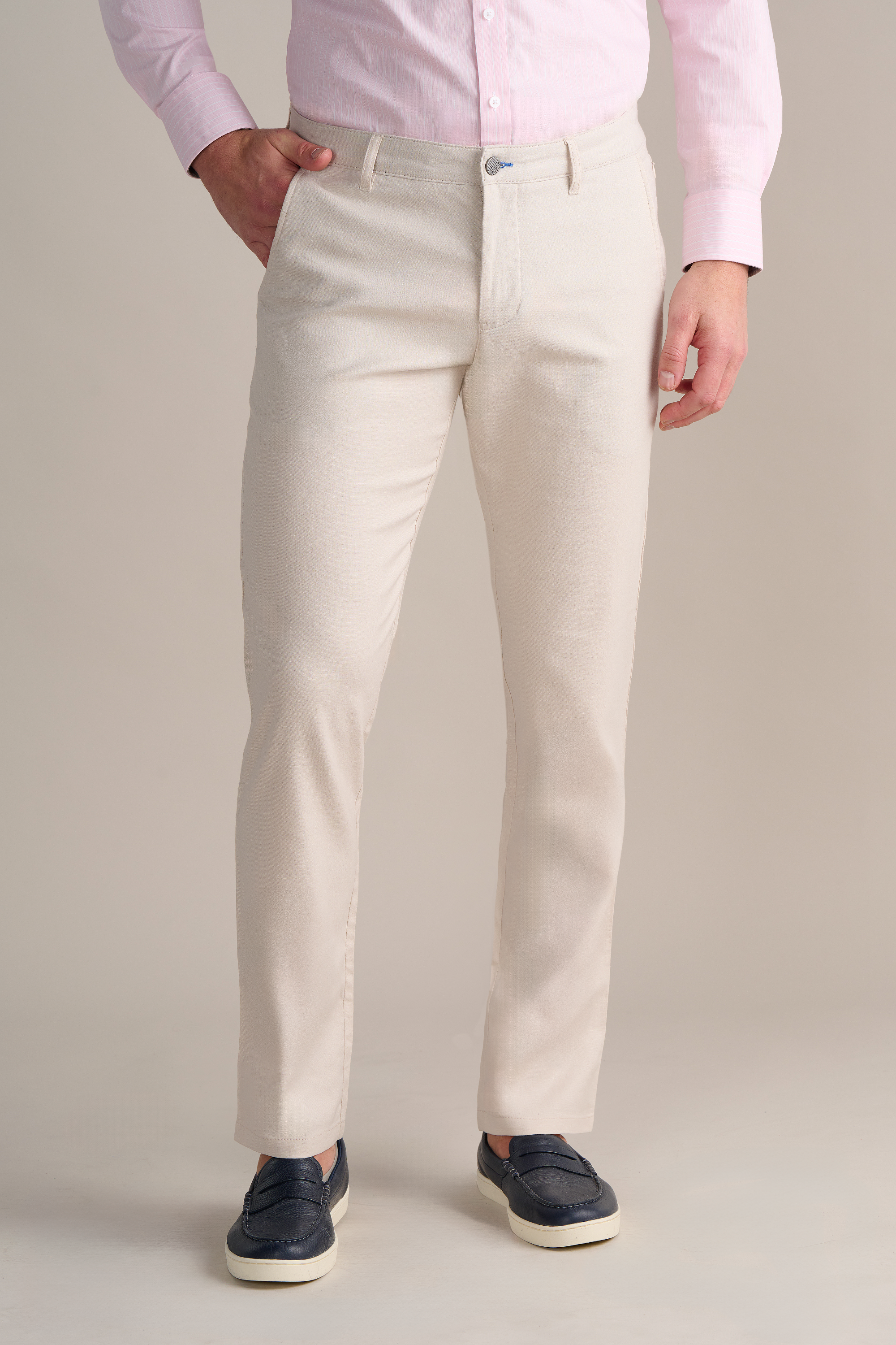 Performance Linen Pants // Bone