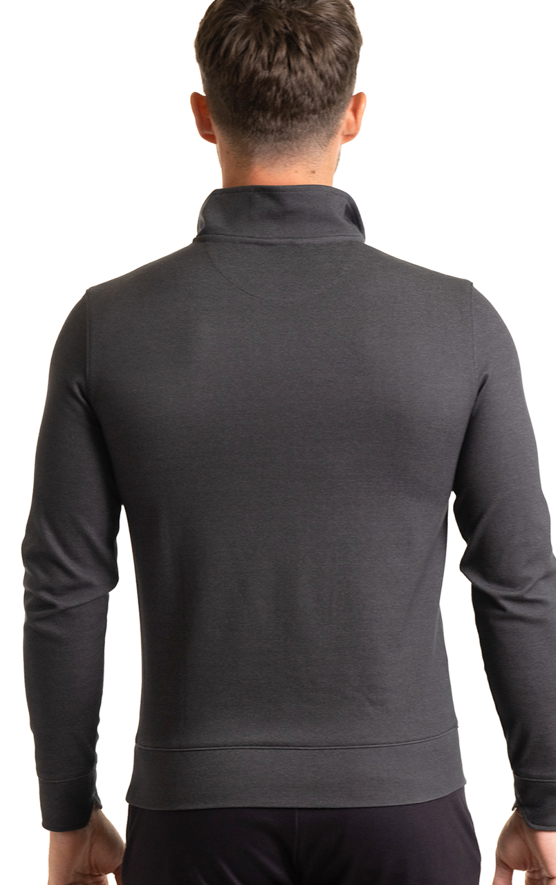 Performance Quarter Zip // Charcoal