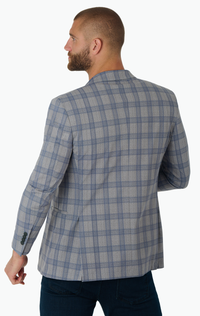 Performance Blazer // GREY PLAID