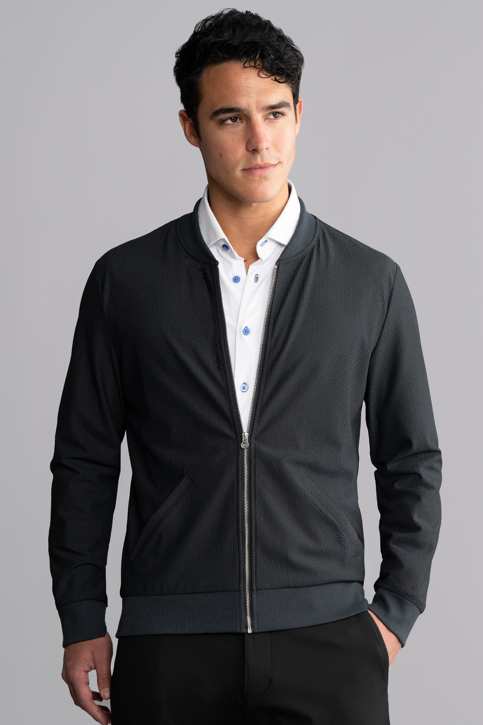 AIR Bomber // Heather Charcoal