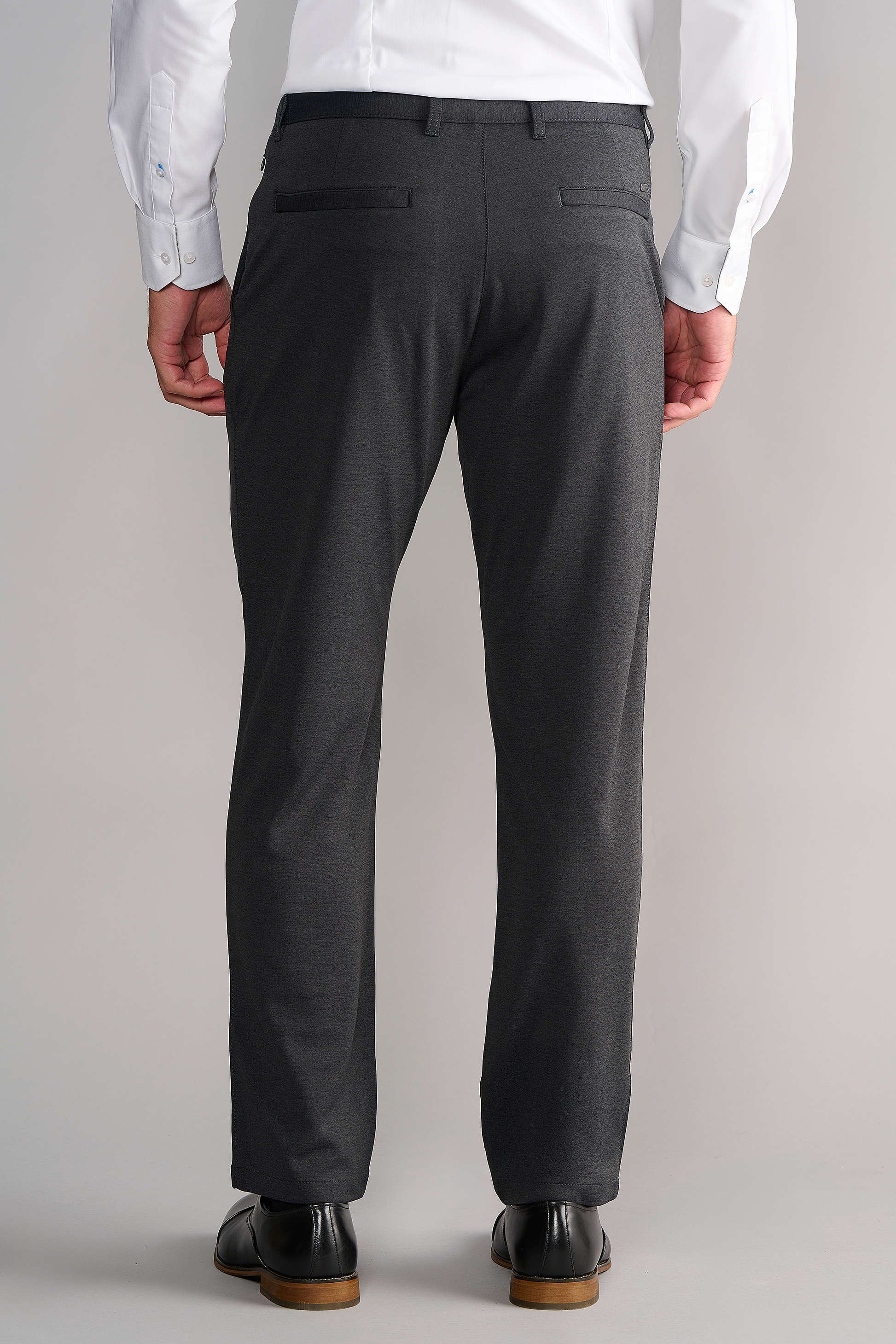 Men's Charcoal Melange Pants (Performance Dress Pants/Trousers) Twillory Men's Charcoal Melange Pants (Performance Dress Pants/Trousers) Twillory