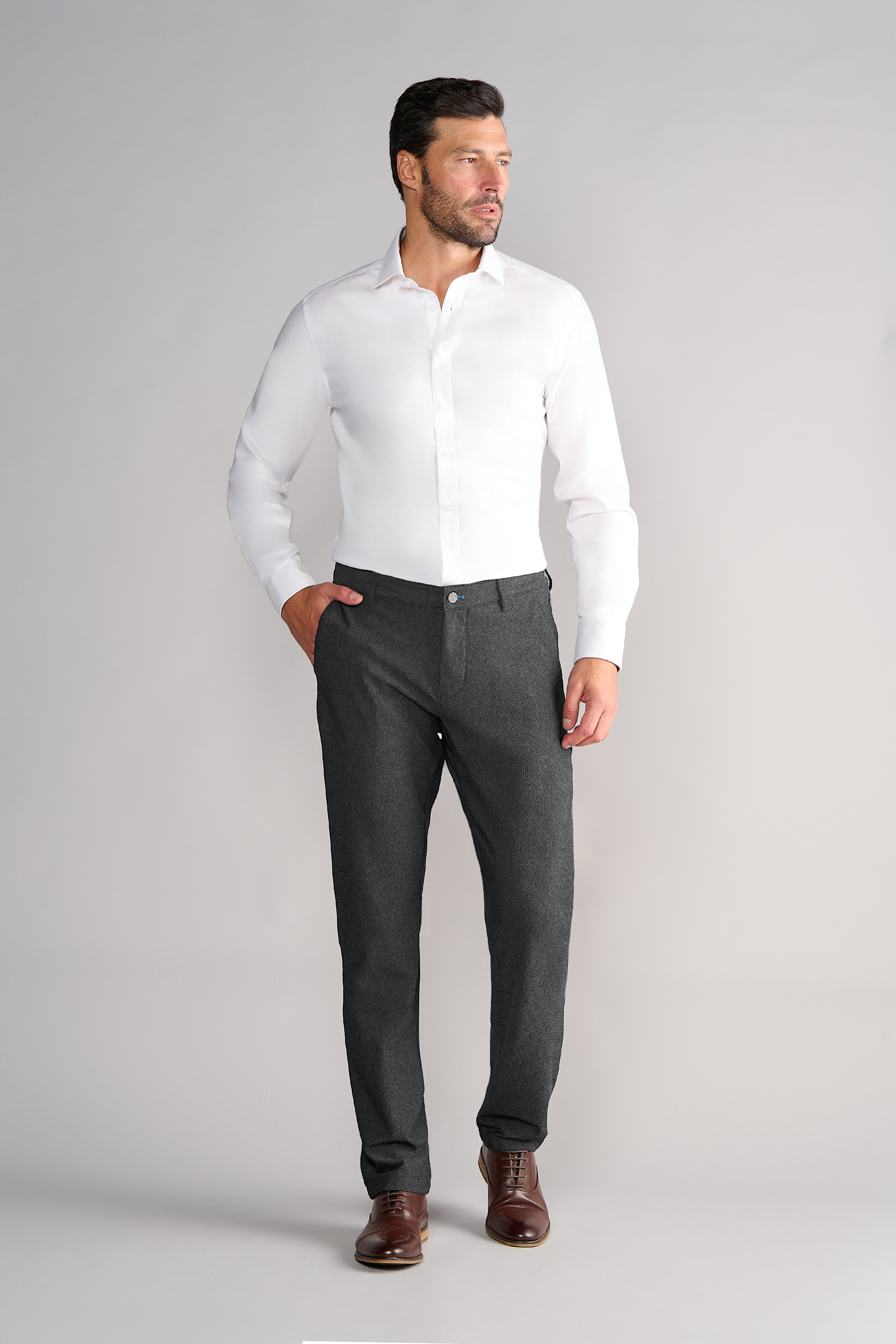 Men's Breathable Charcoal Melange Pants (Lightweight Dress Pants) Twillory Men's Breathable Charcoal Melange Pants (Lightweight Dress Pants) Twillory