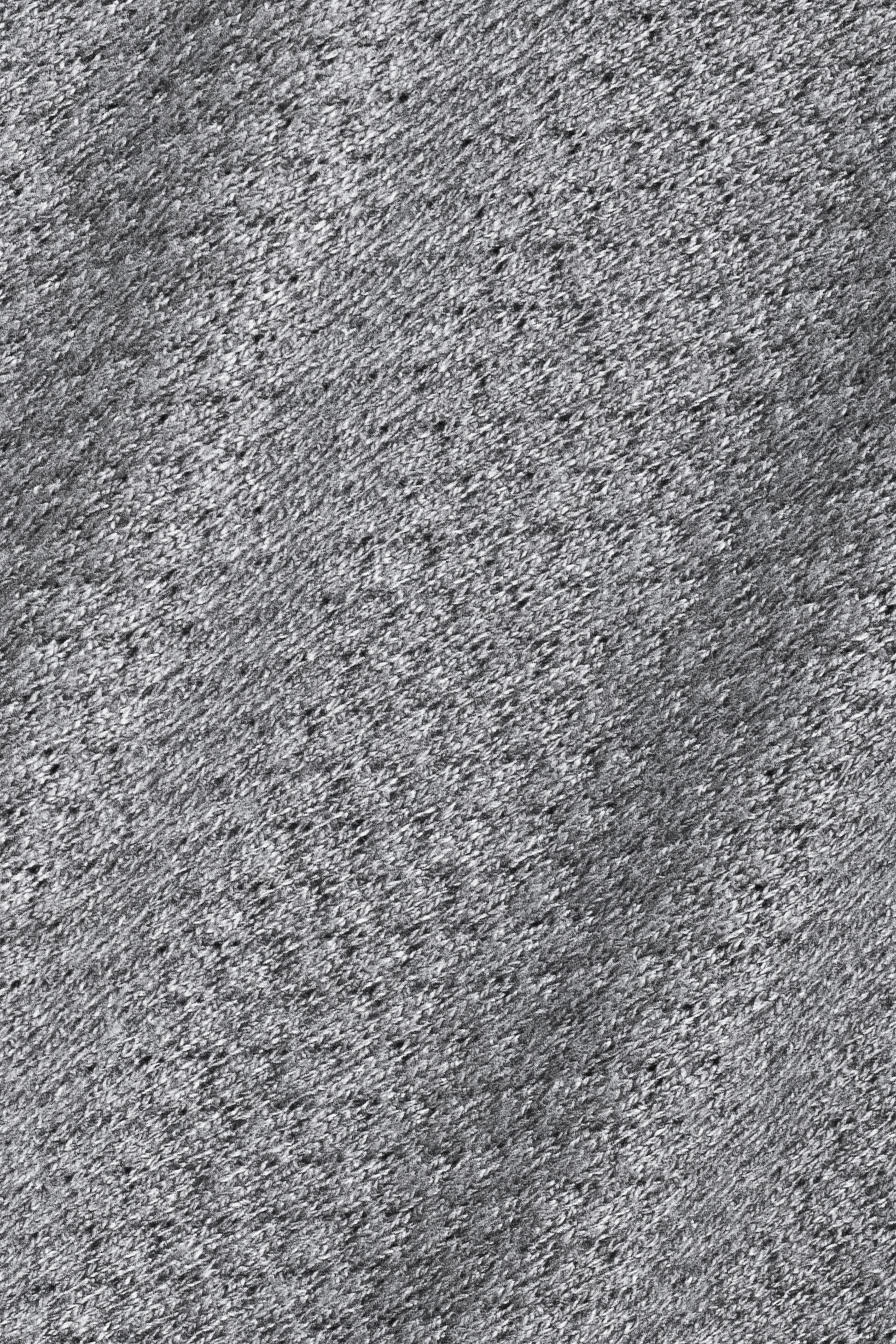 Short Sleeve Sweater Polo Solid // Light Grey