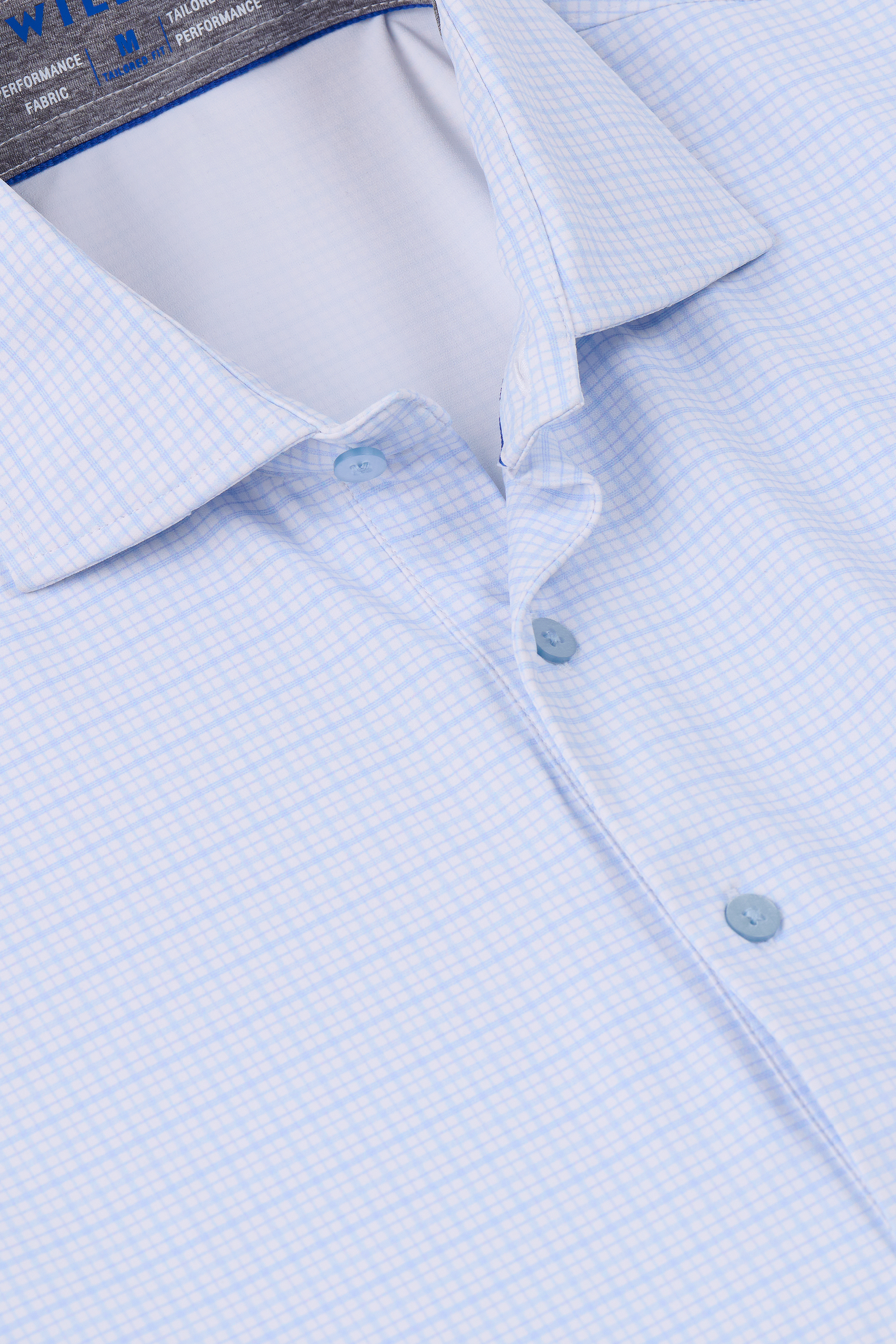 Event Polo Windowpane // Sky Blue